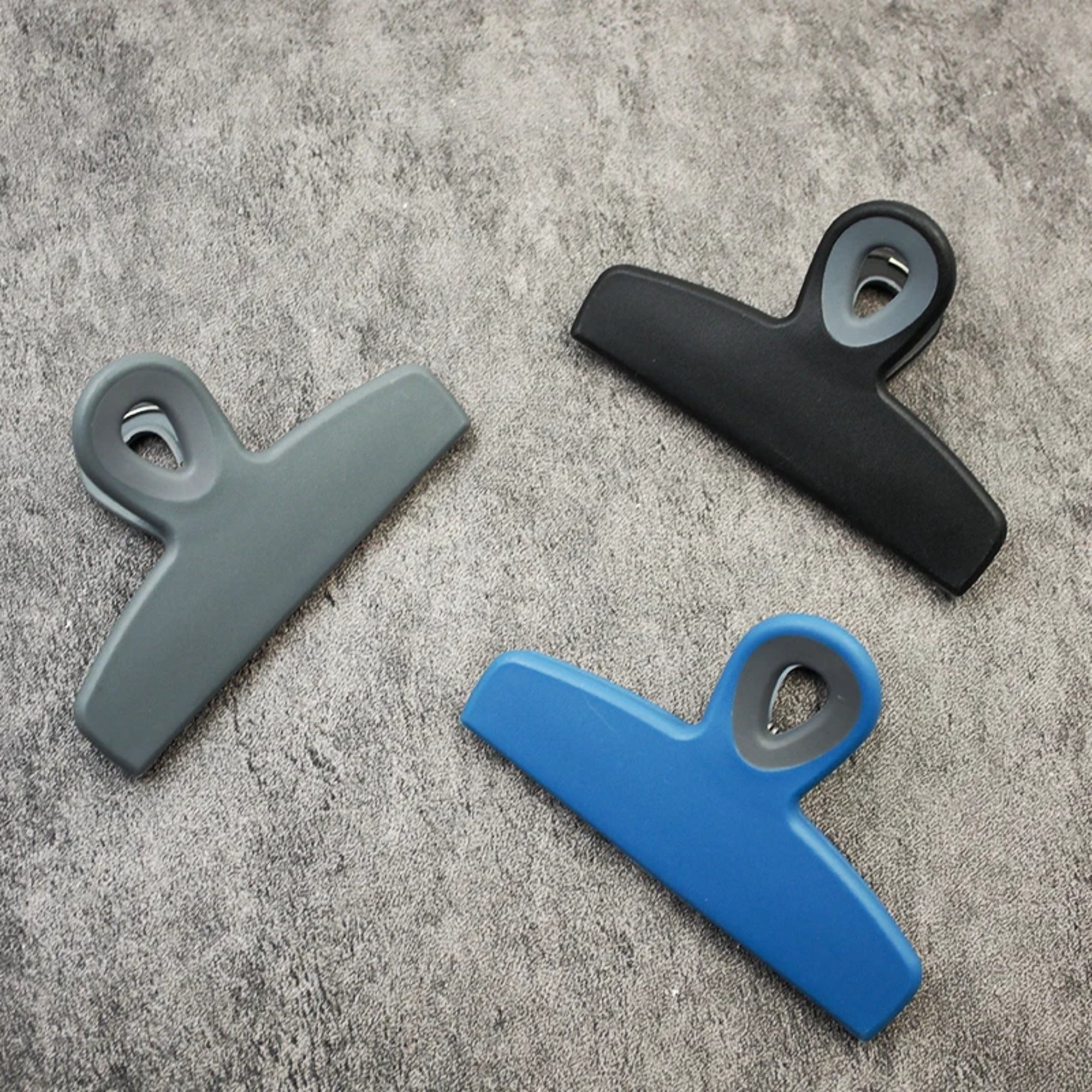 4-Piece Bag Clip Set, Black