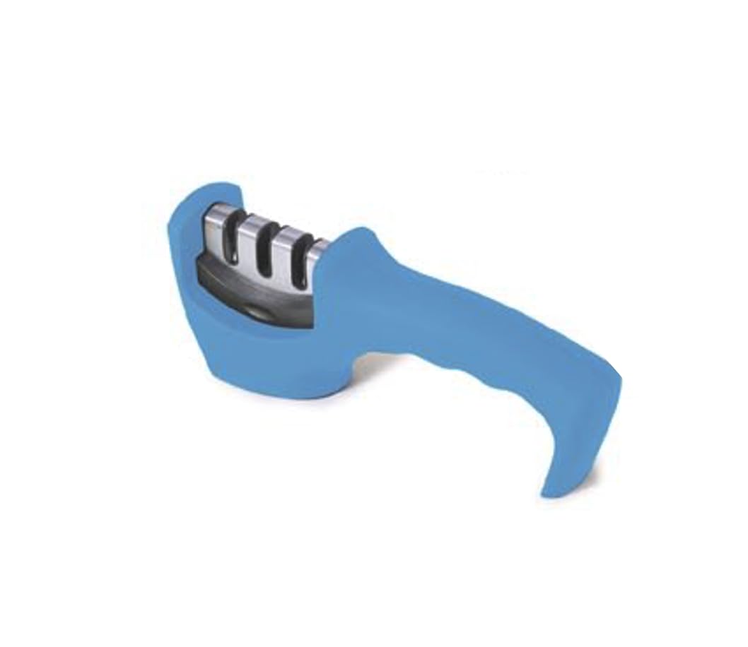 3-in-1 Professional Kitchen Knife Sharpener: Multi-Stage System for Repairing, Sharpening & Polishing Blades,