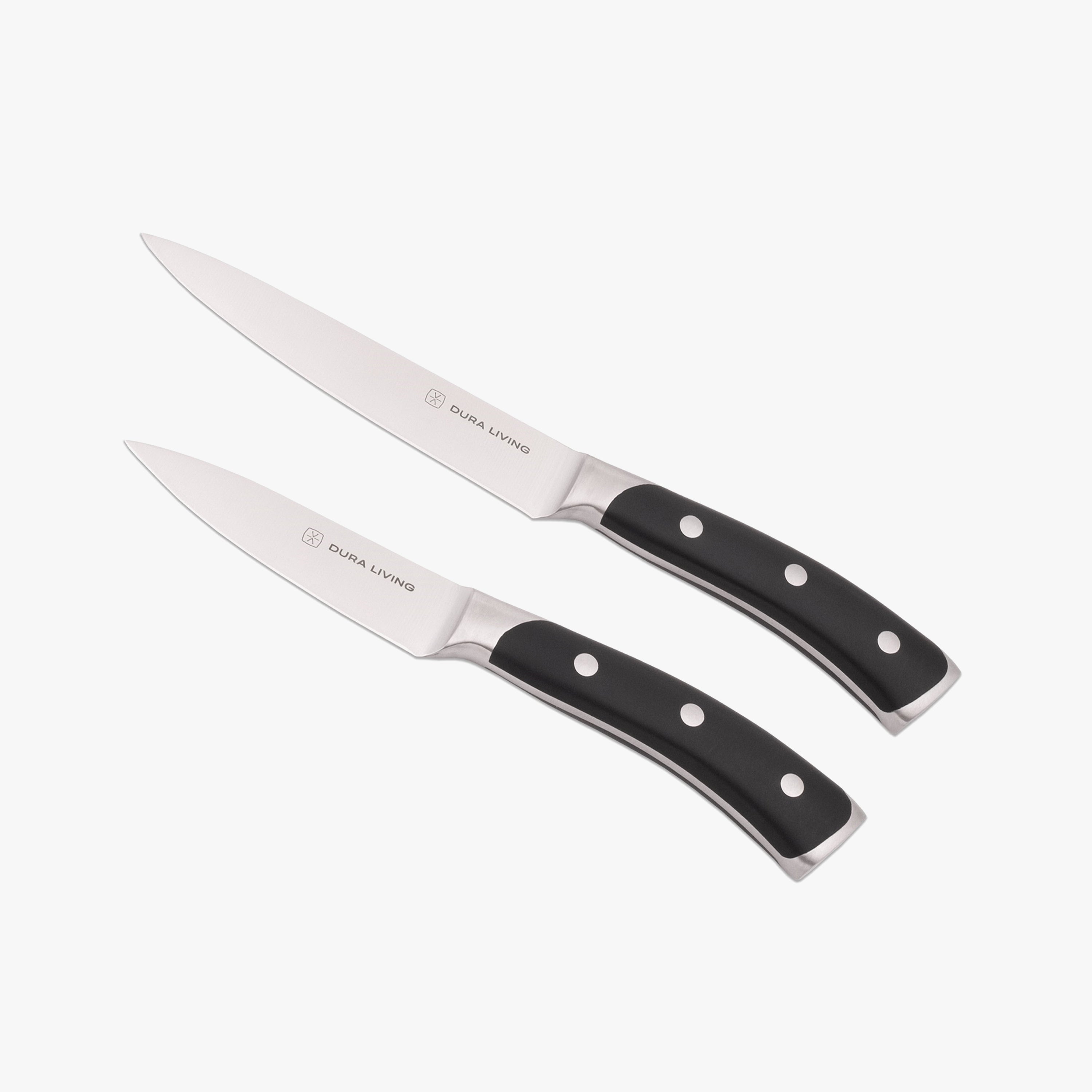 Elite 2-Piece Kitchen Knife Set - Black