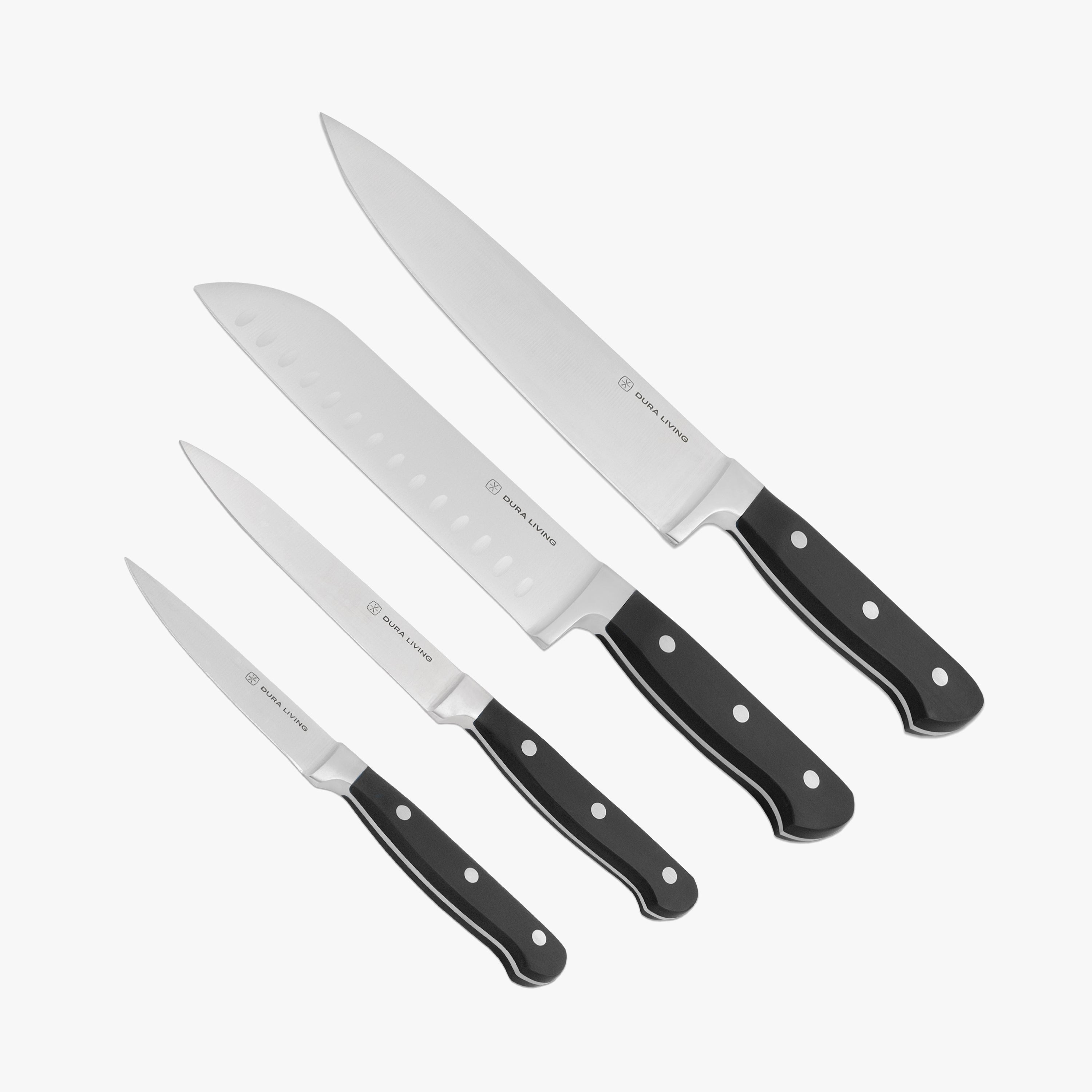 Superior 4 Piece Kitchen Knife set - Black