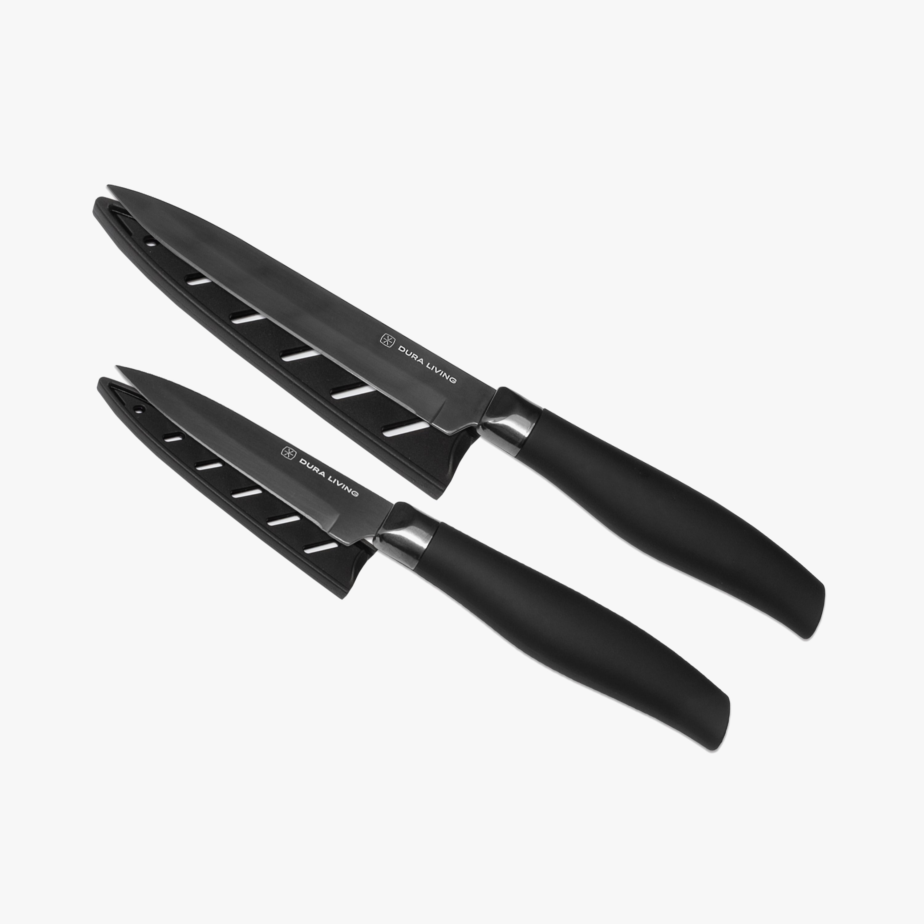 Titan 2-Piece Kitchen Knife Set - Black