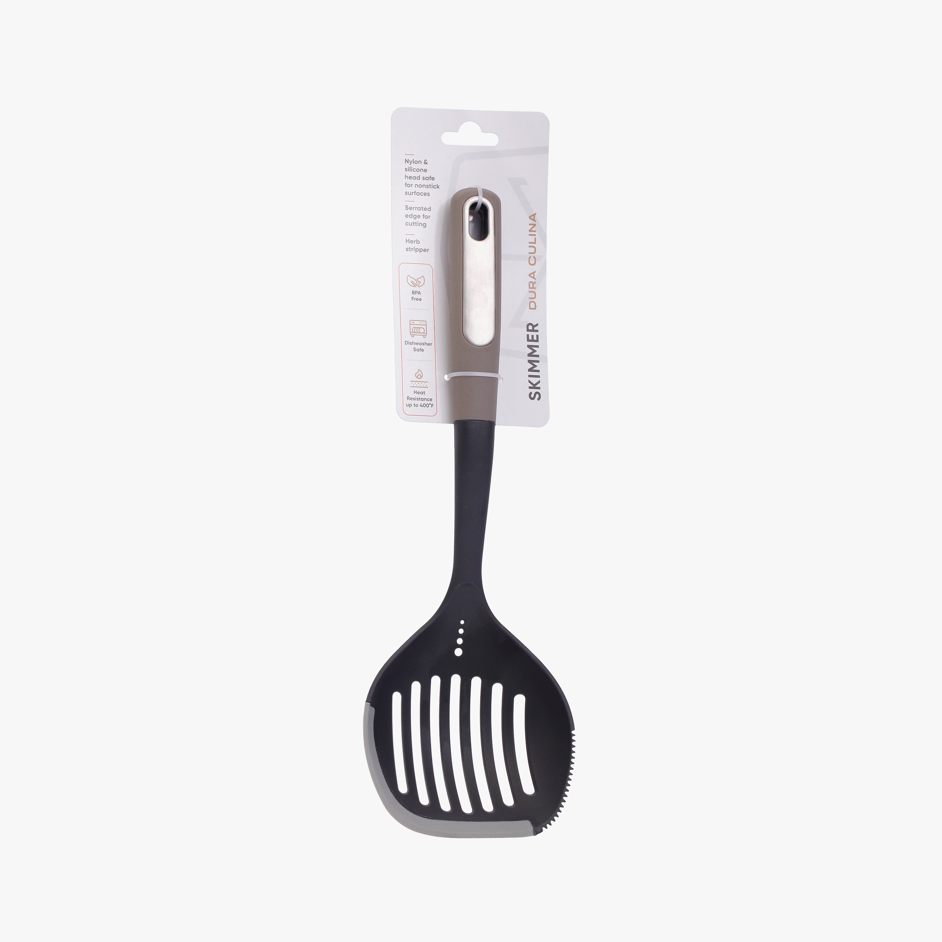 Silicone Scratch and Heat Resistance Edge Skimmer, Grey