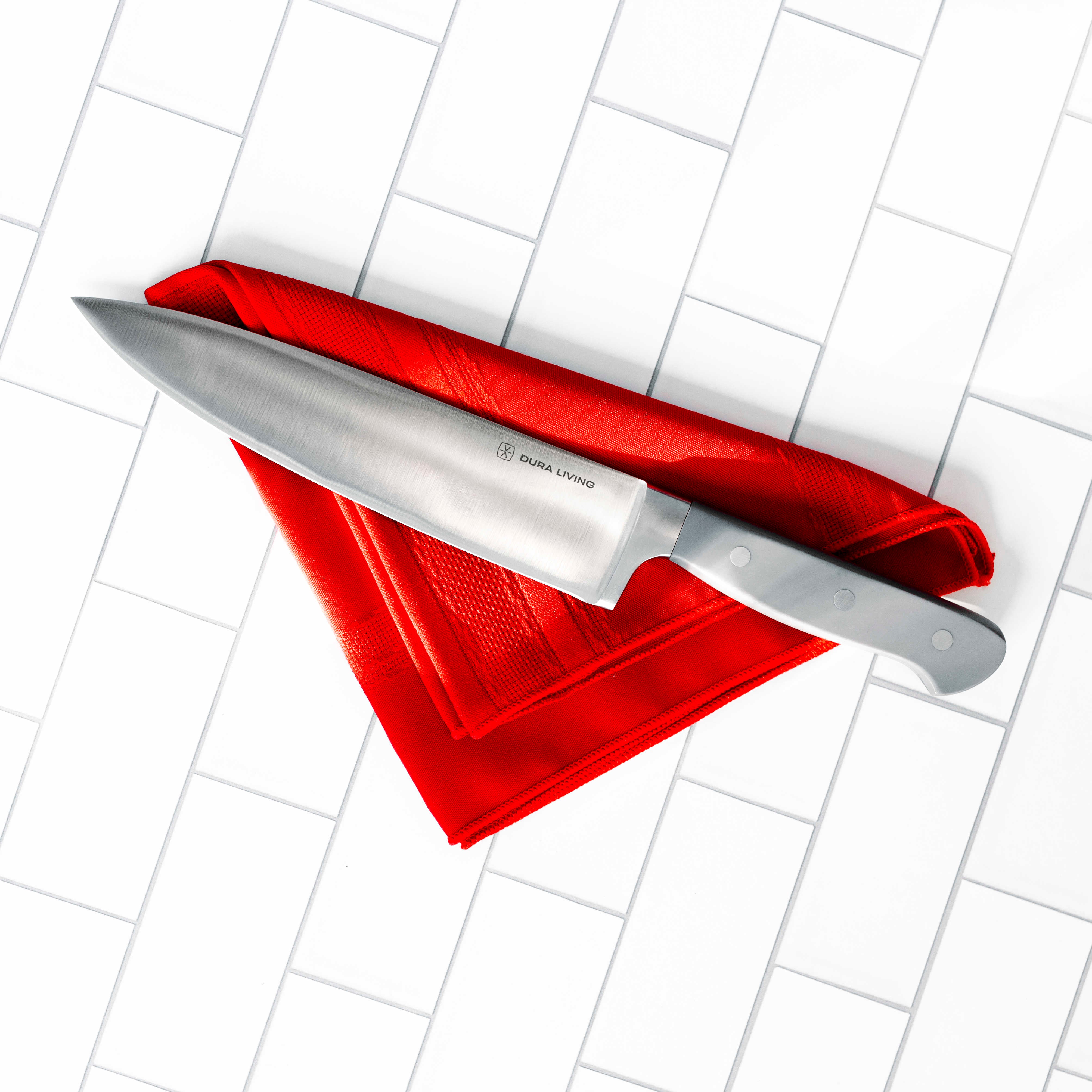 Superior 3-Piece Kitchen Knife Set- Gray