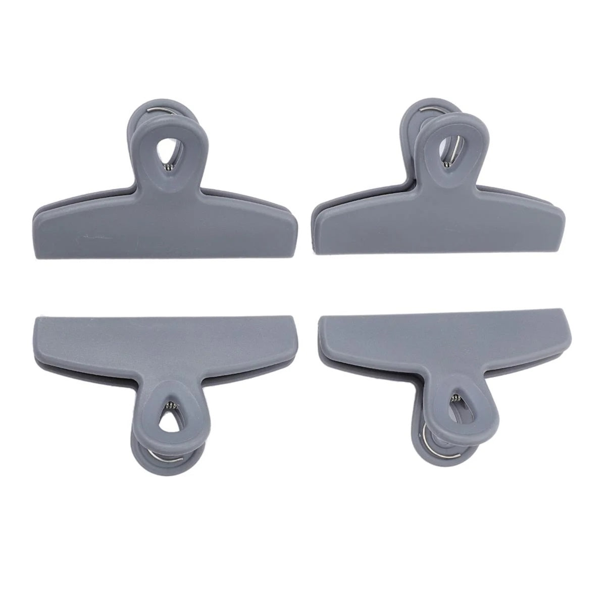 4-Piece Bag Clip Set, Grey