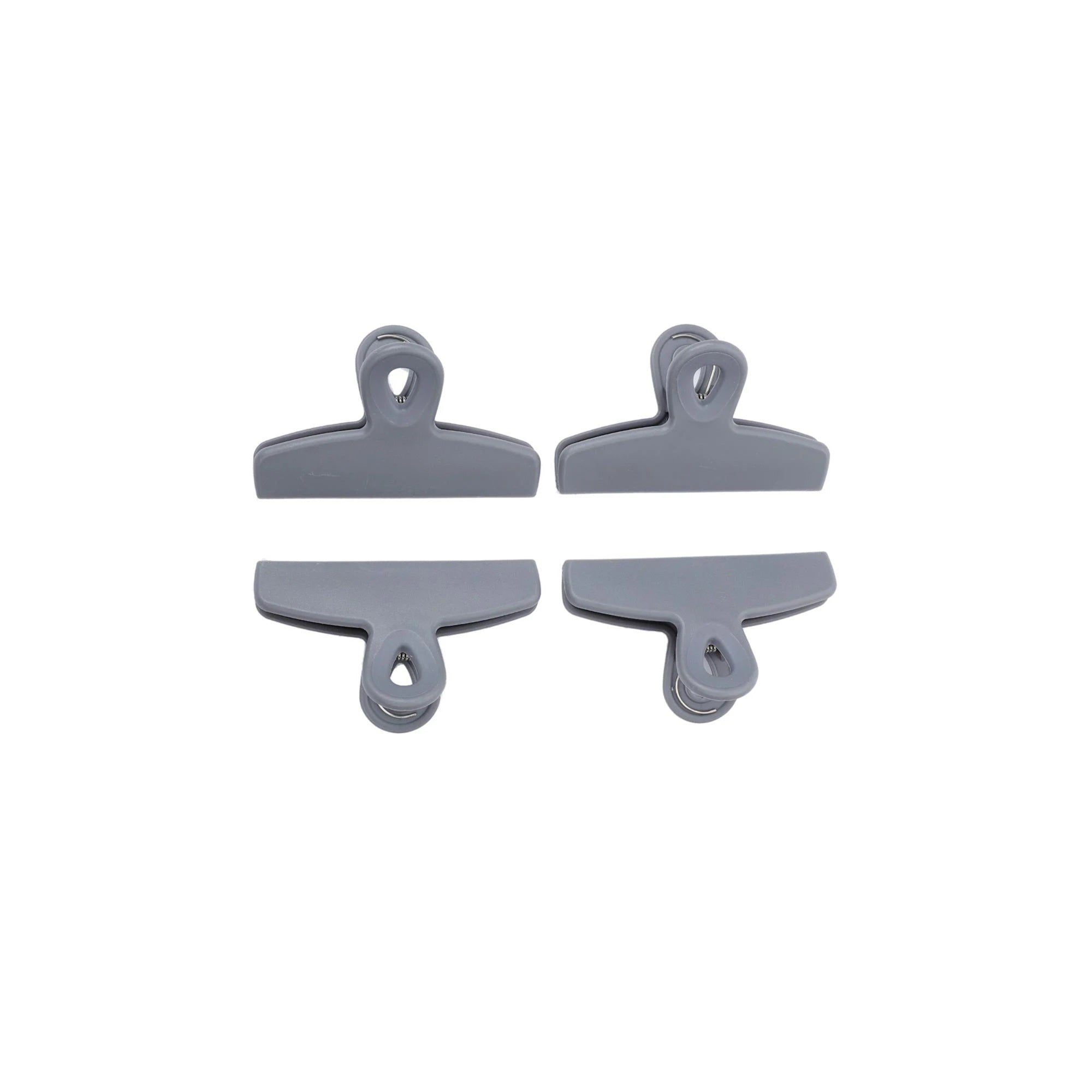 4-Piece Bag Clip Set, Grey – Main View – Dura Living