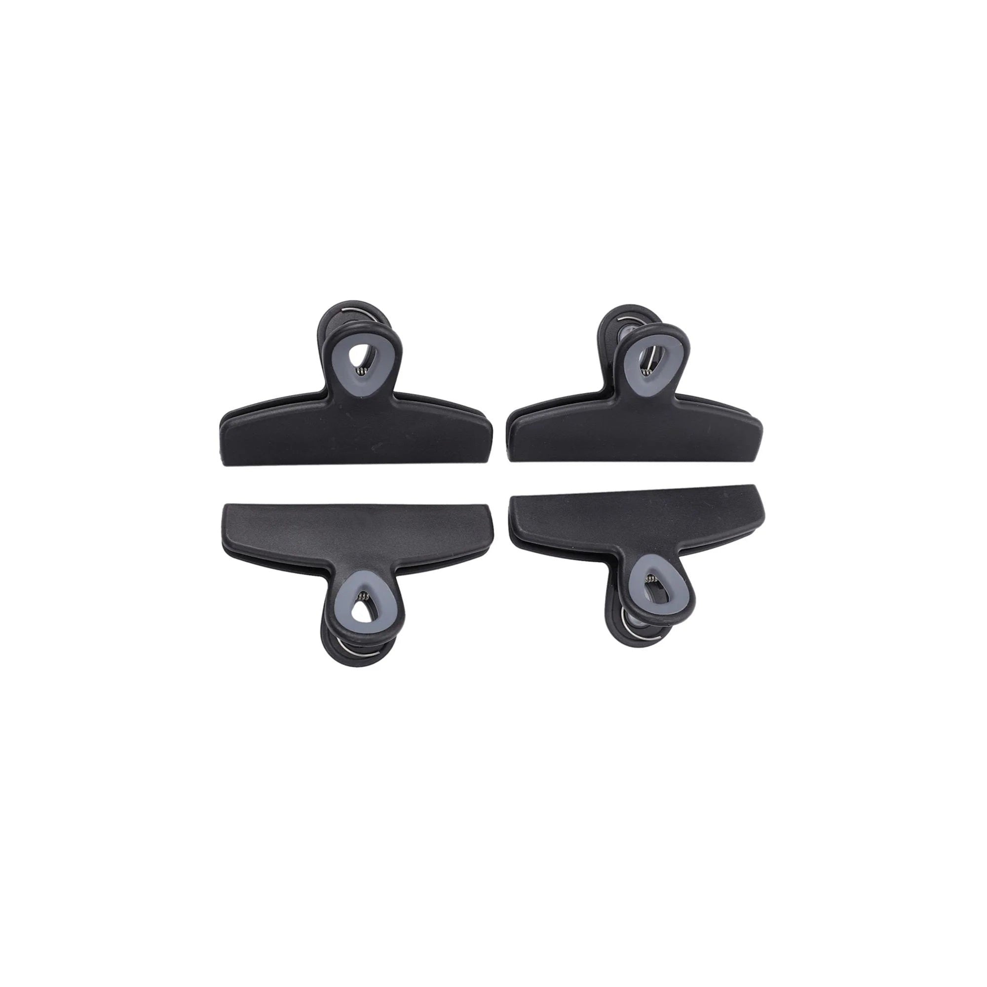 4-Piece Bag Clip Set, Black – Main View – Dura Living