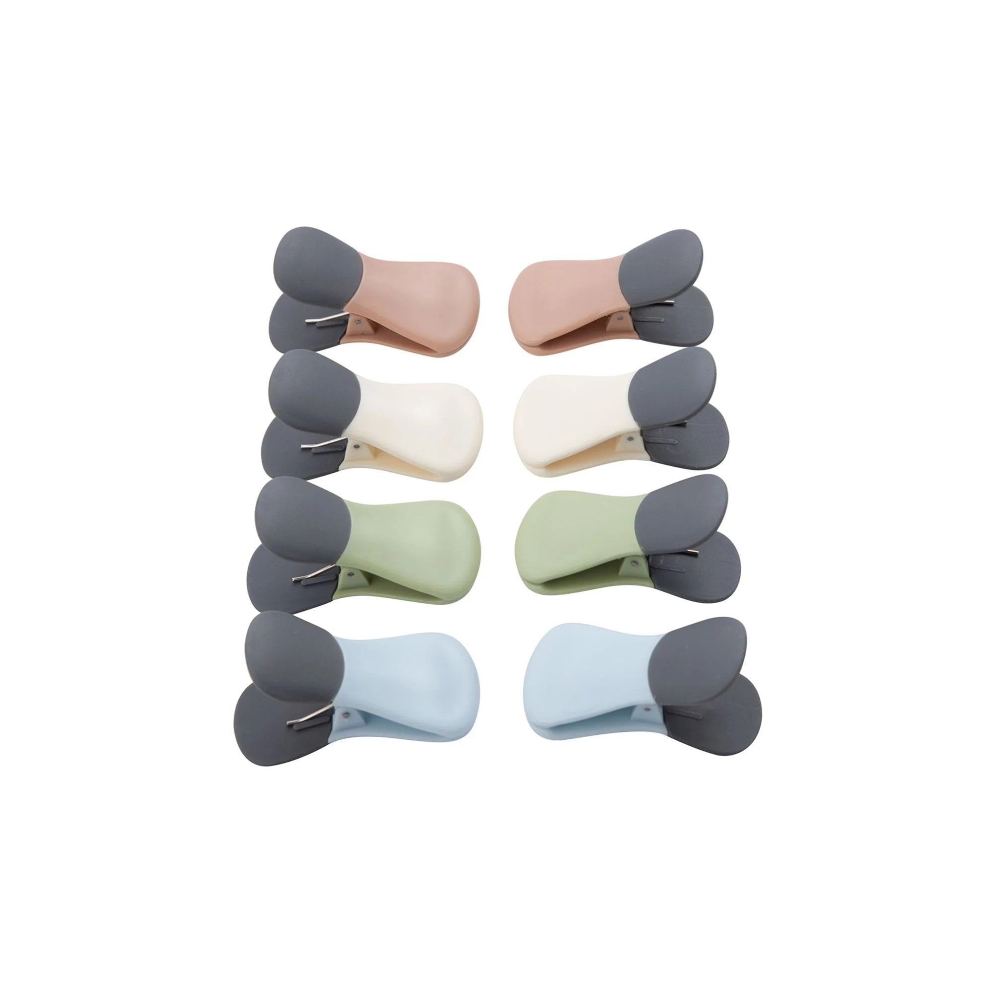 8-Piece Magnetic Bag Clip Set, Multi Color – Main View – Dura Living