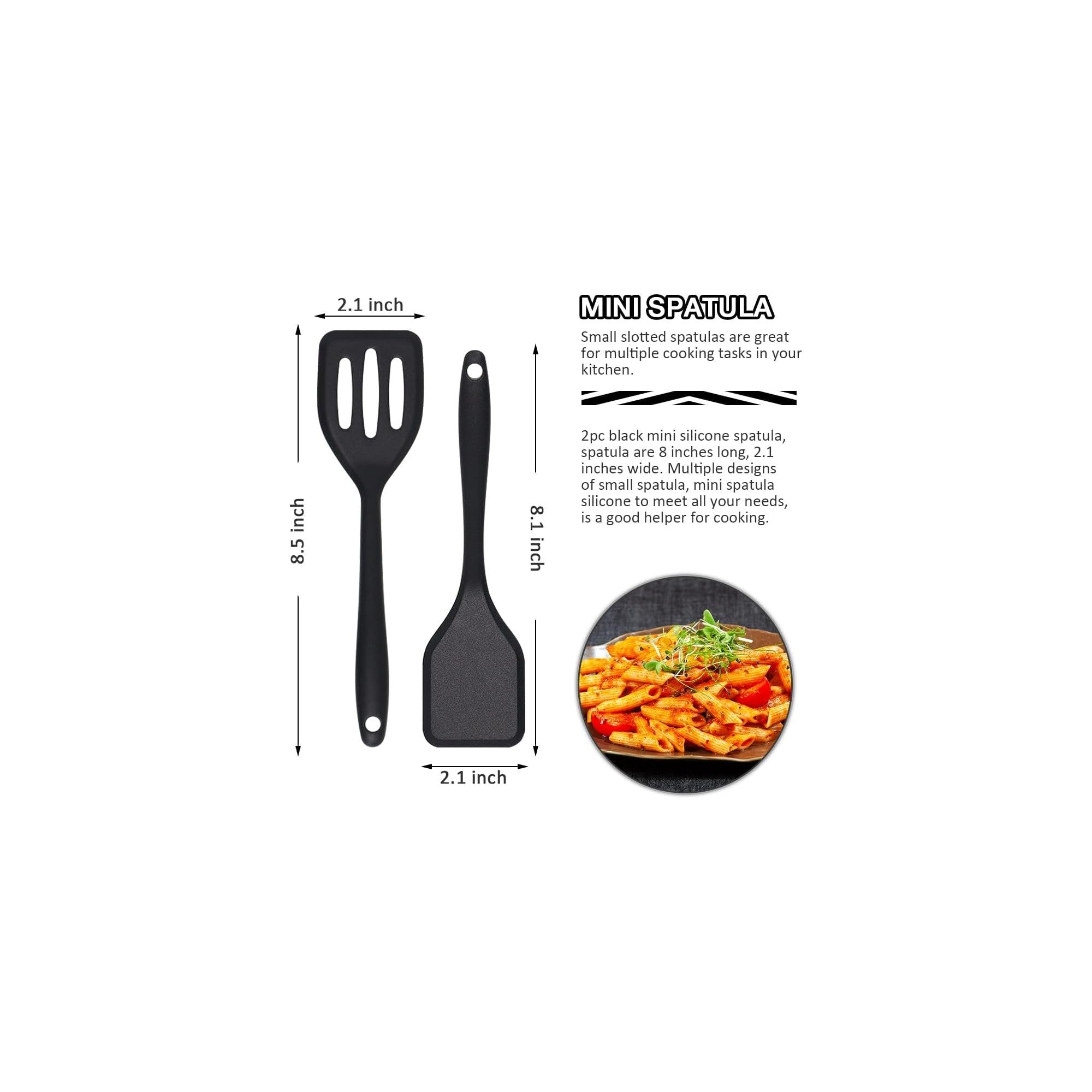 6-Piece Mini Silicone Kitchen Tool Set. – Detail – Dura Living