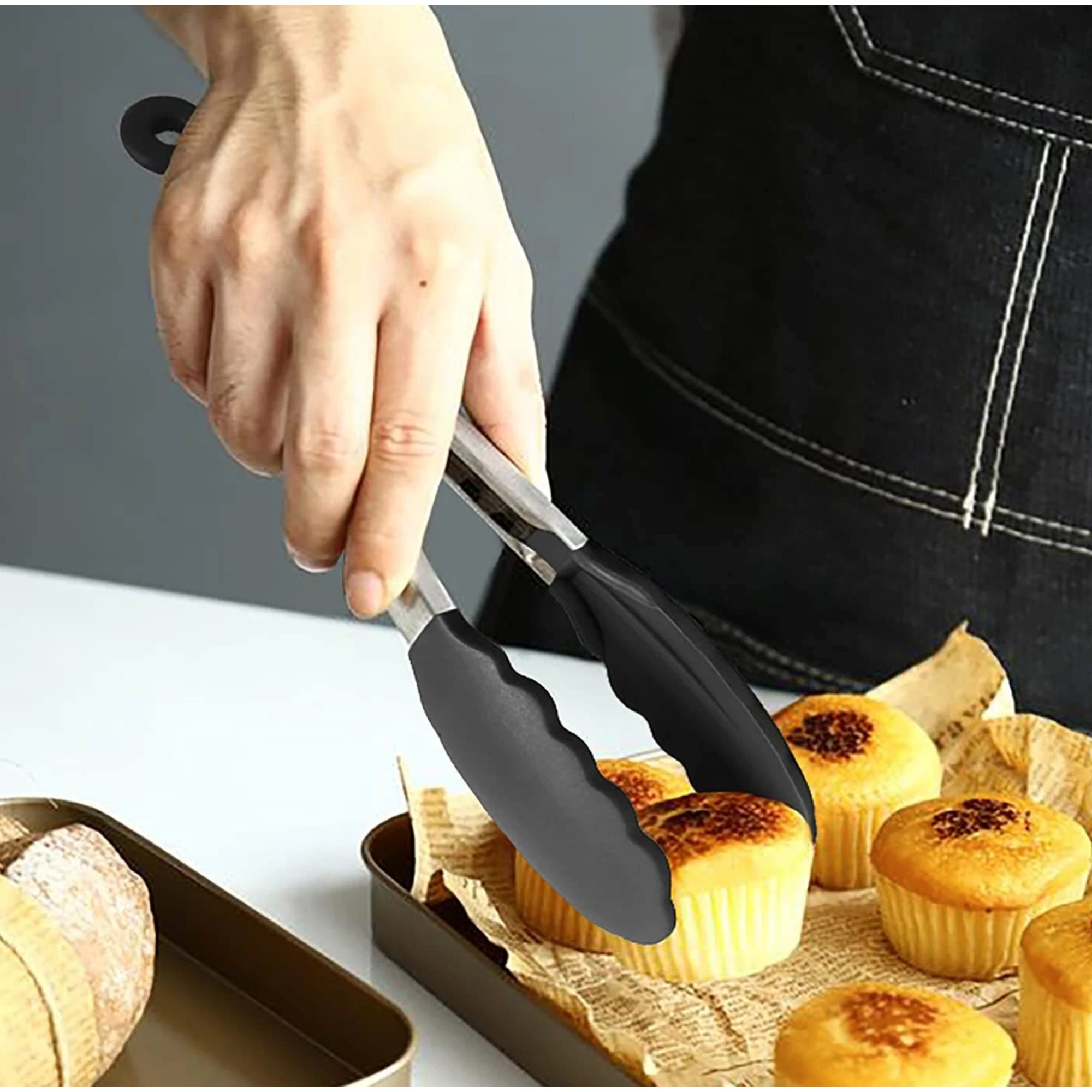 6-Piece Mini Silicone Kitchen Tool Set. – In Use – Dura Living