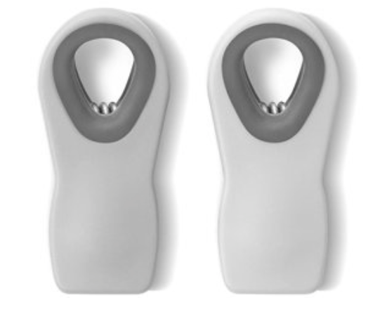 10-Piece Magnetic Bag Clip Set, Greys