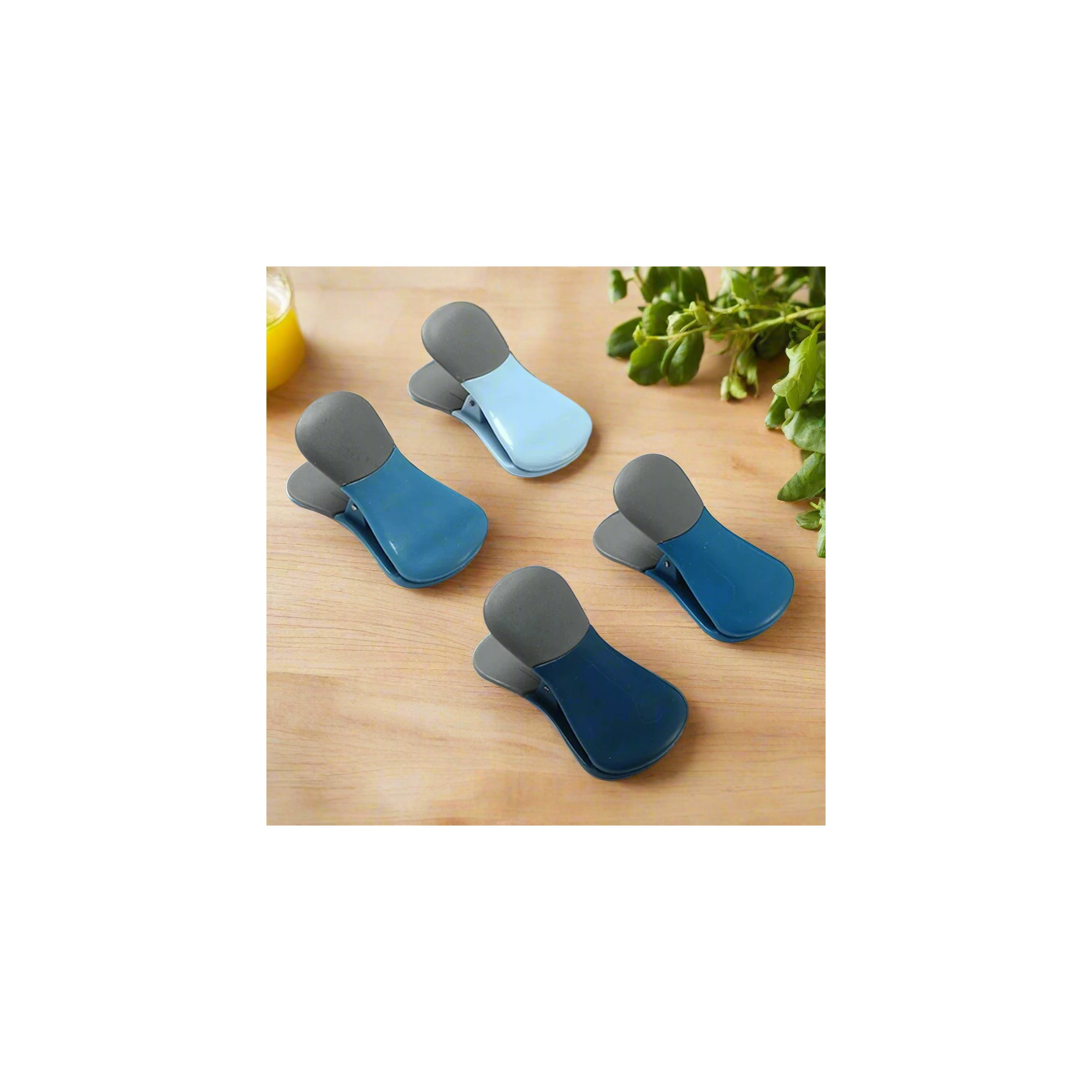 8-Piece Magnetic Bag Clip Set, Blue – Lifestyle – Dura Living