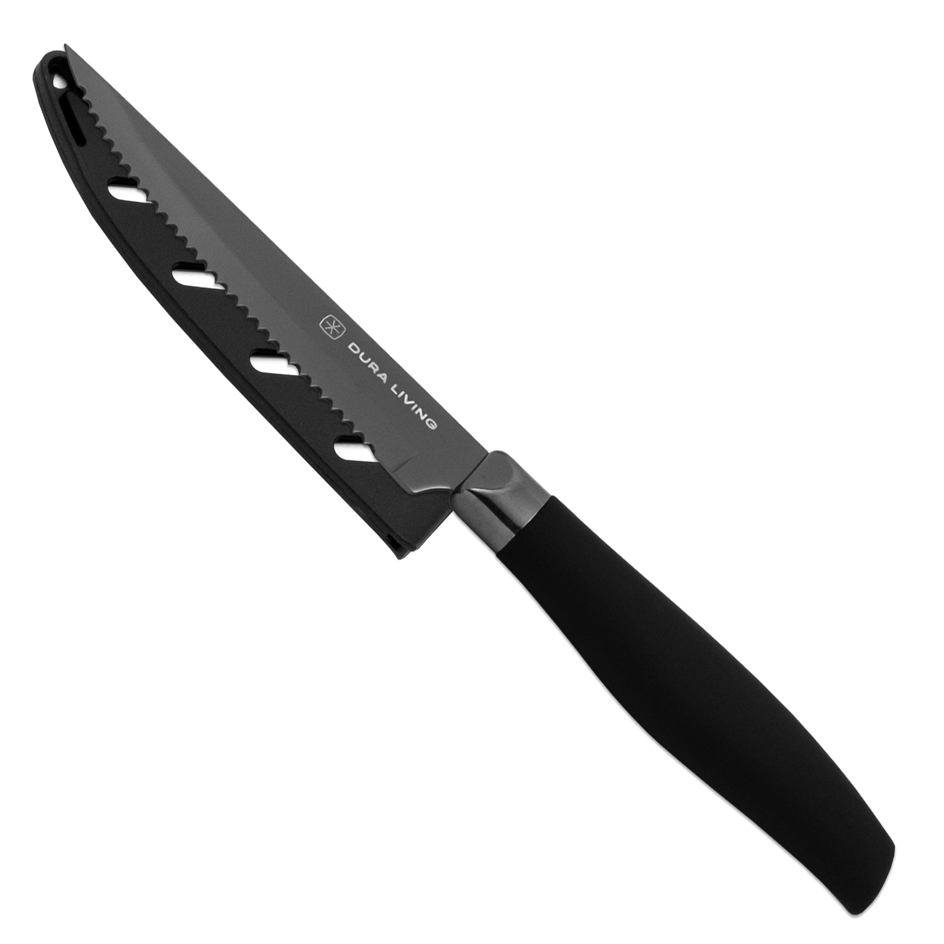 Titan Set Of 8 Steak Knives - Black – View 10 – Dura Living