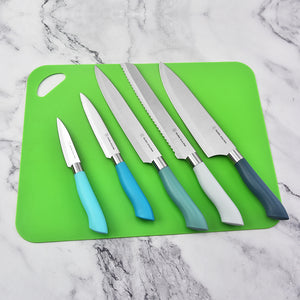 14-Piece Color-Coded Knife & Cutting Board Set