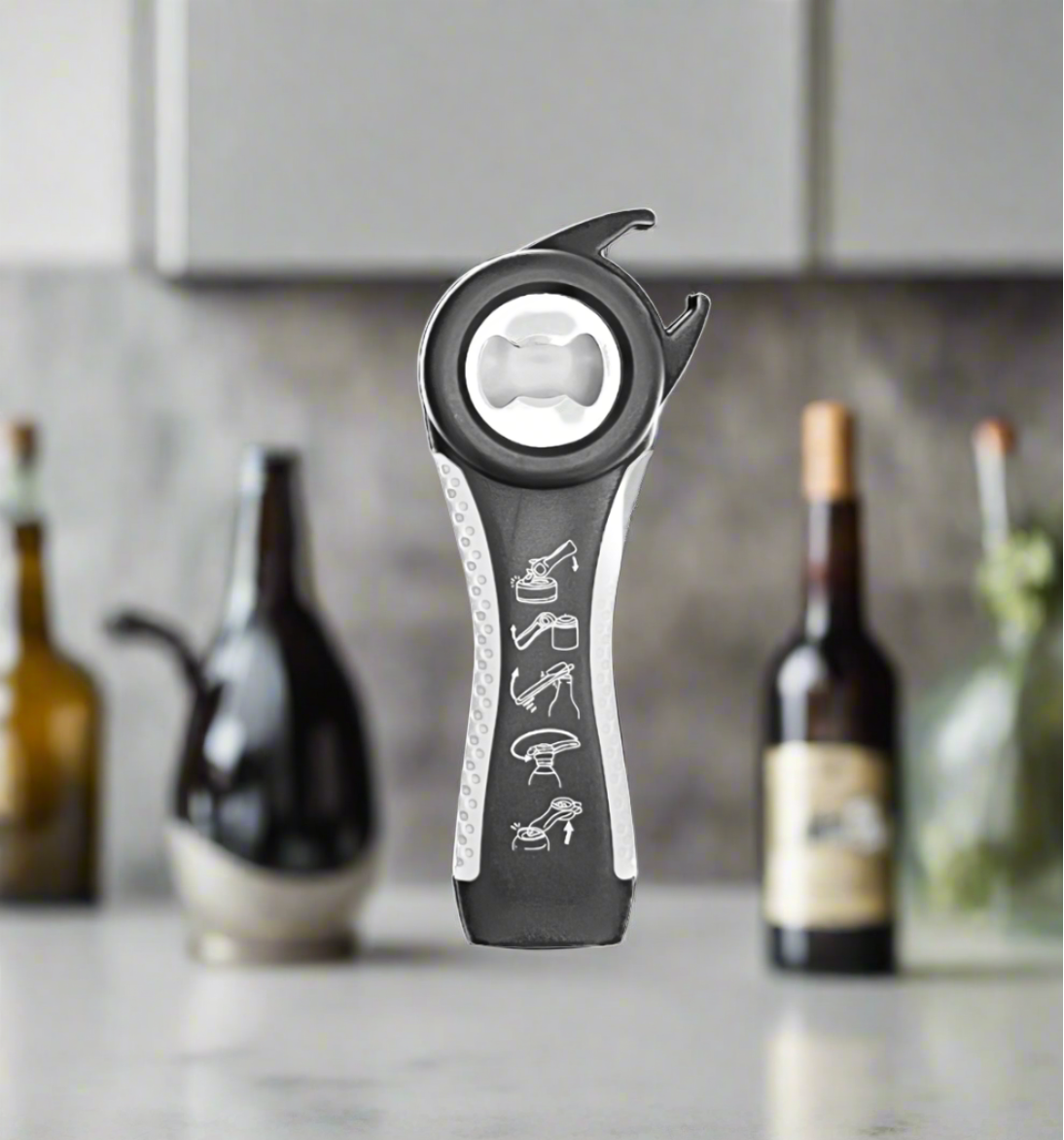 UNIVERSAL BOTTLE AND JAR OPENER SET- GREY