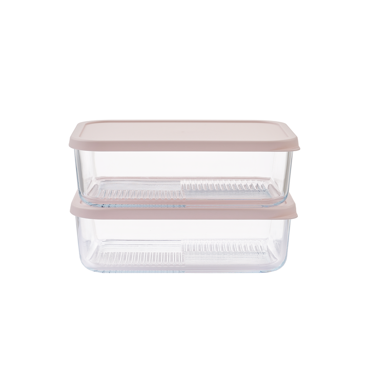 Container Culture 4-Piece Airtight Glass Food Storage Containers with ...