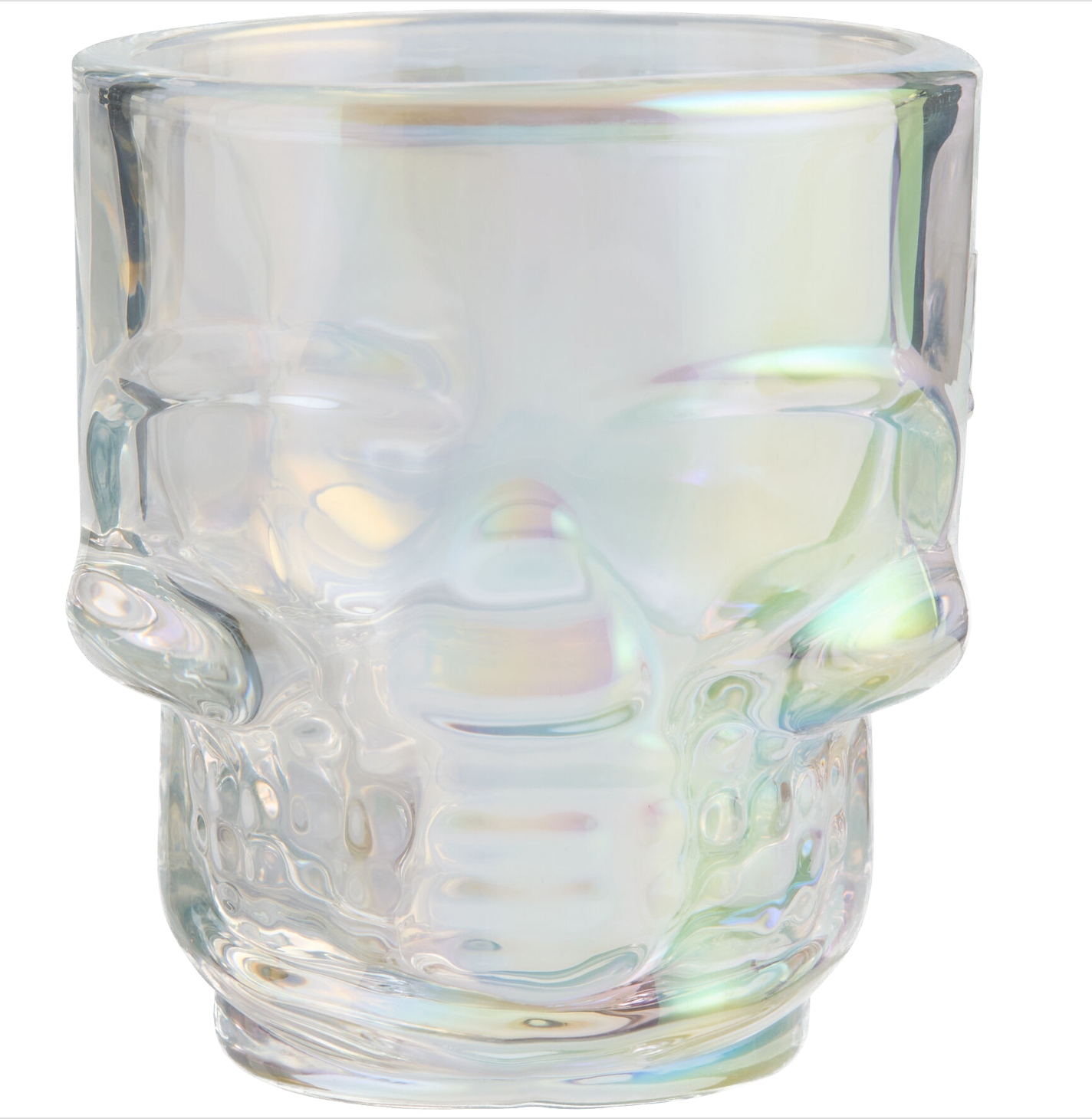Set of 6 Skull Shot Glasses – 1.75 oz Glass Novelty Drinkware for Halloween Parties, Cocktail Bars & Home Decor