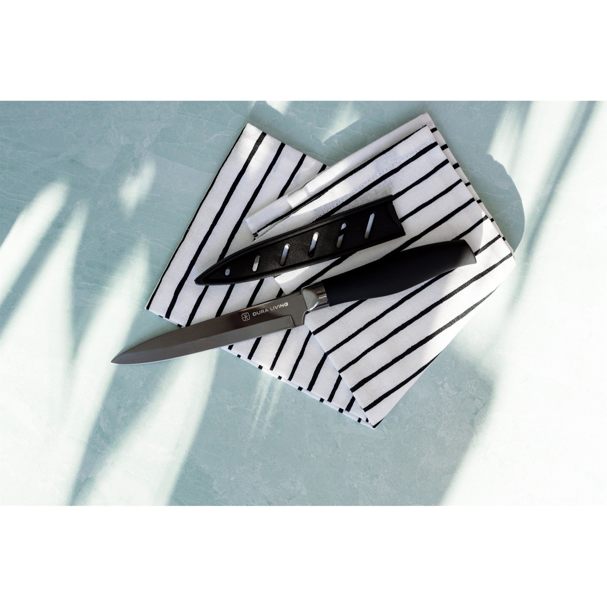 Titan 2-Piece Kitchen Knife Set - Black – Detail – Dura Living