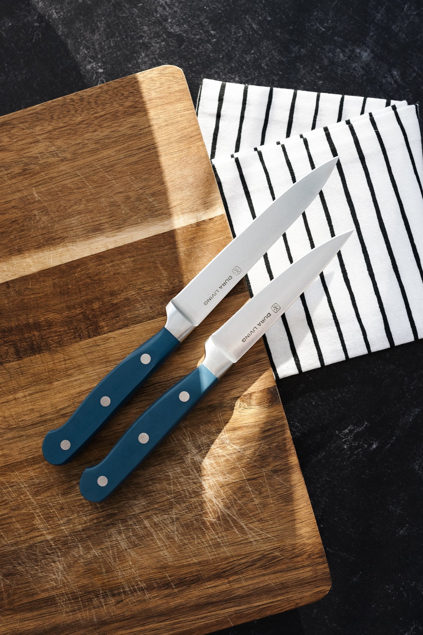 Superior 2-Piece Kitchen Knife Set - Royal Blue