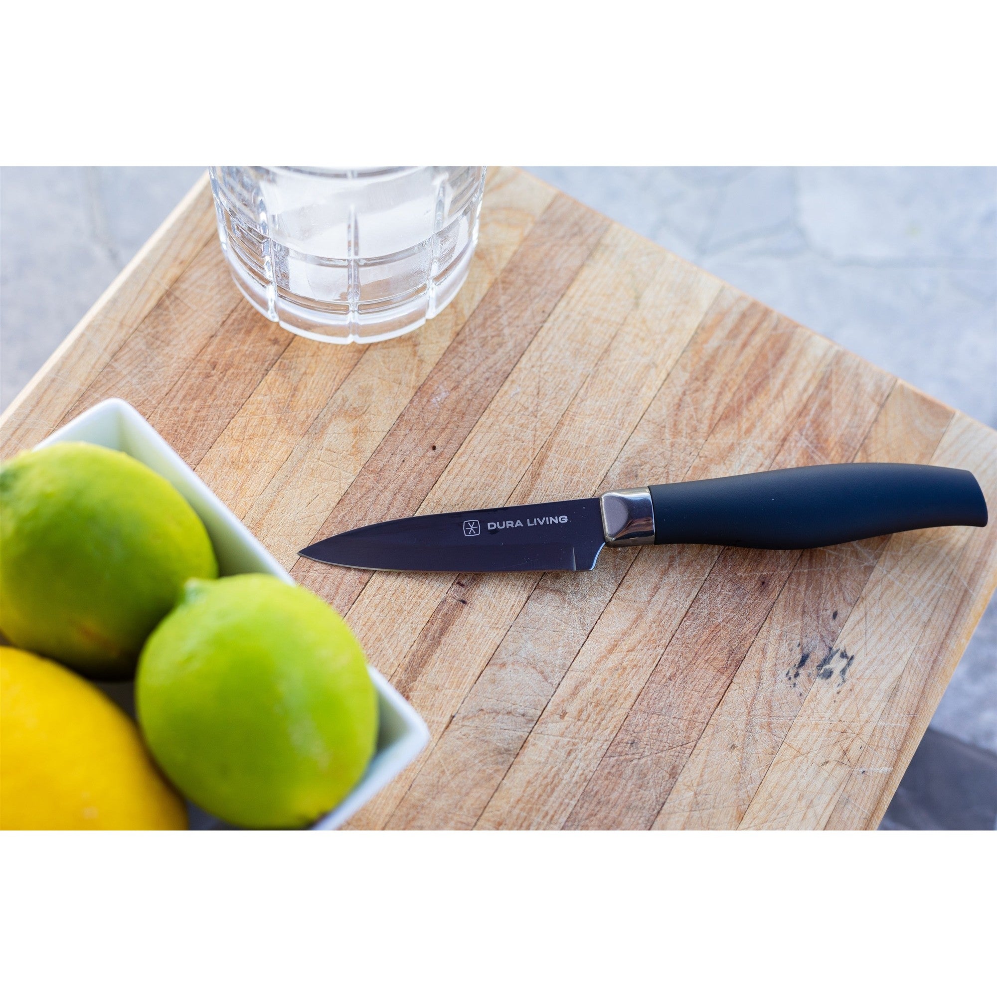 Titan 2-Piece Kitchen Knife Set - Black – Scale Reference – Dura Living
