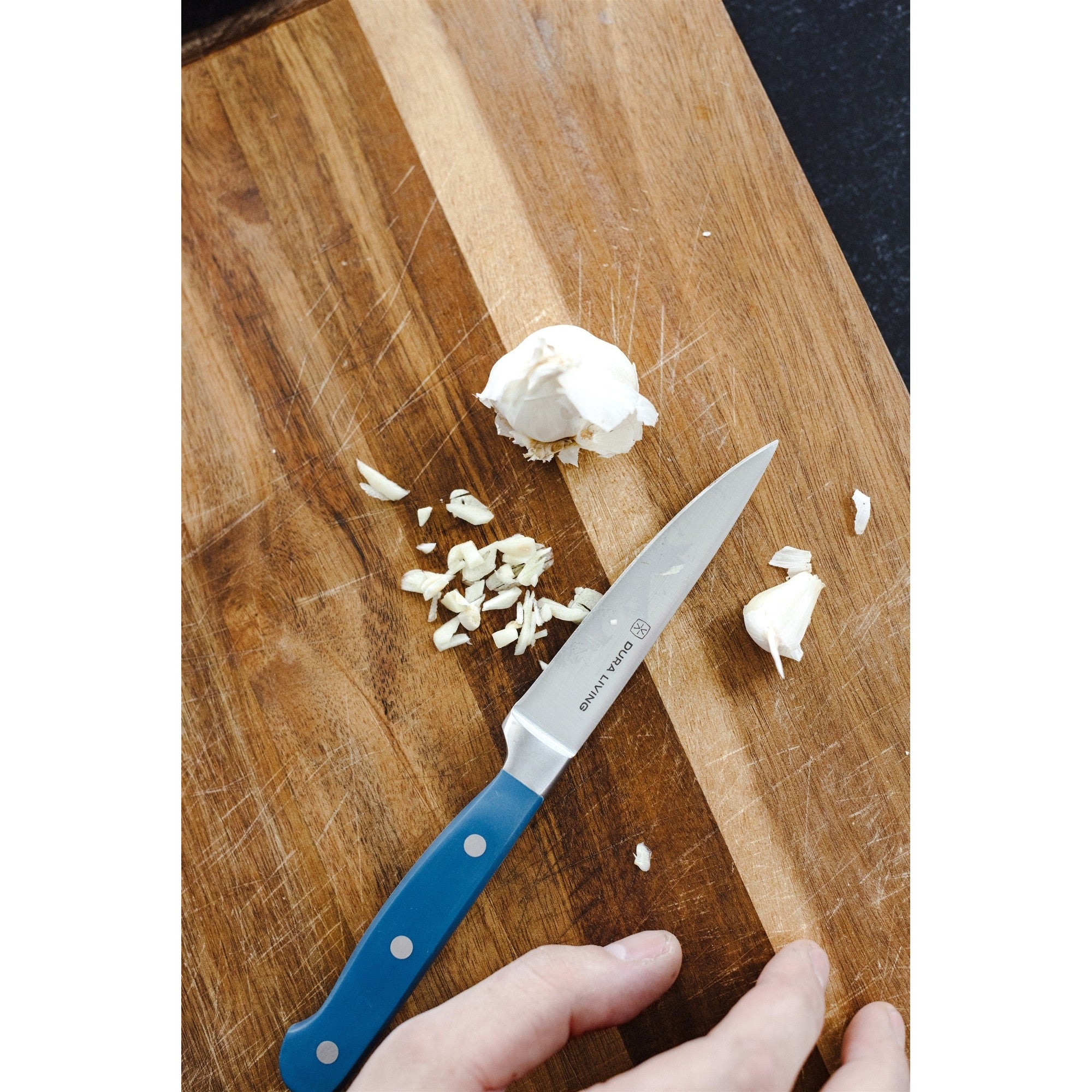 Superior 3.5 inch Paring Knife - Royal Blue – Scale Reference – Dura Living