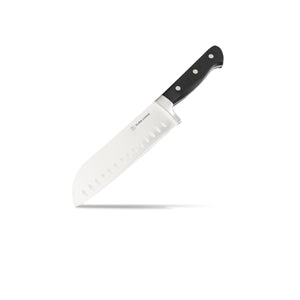 Superior 7 inch Santoku Knife - Black