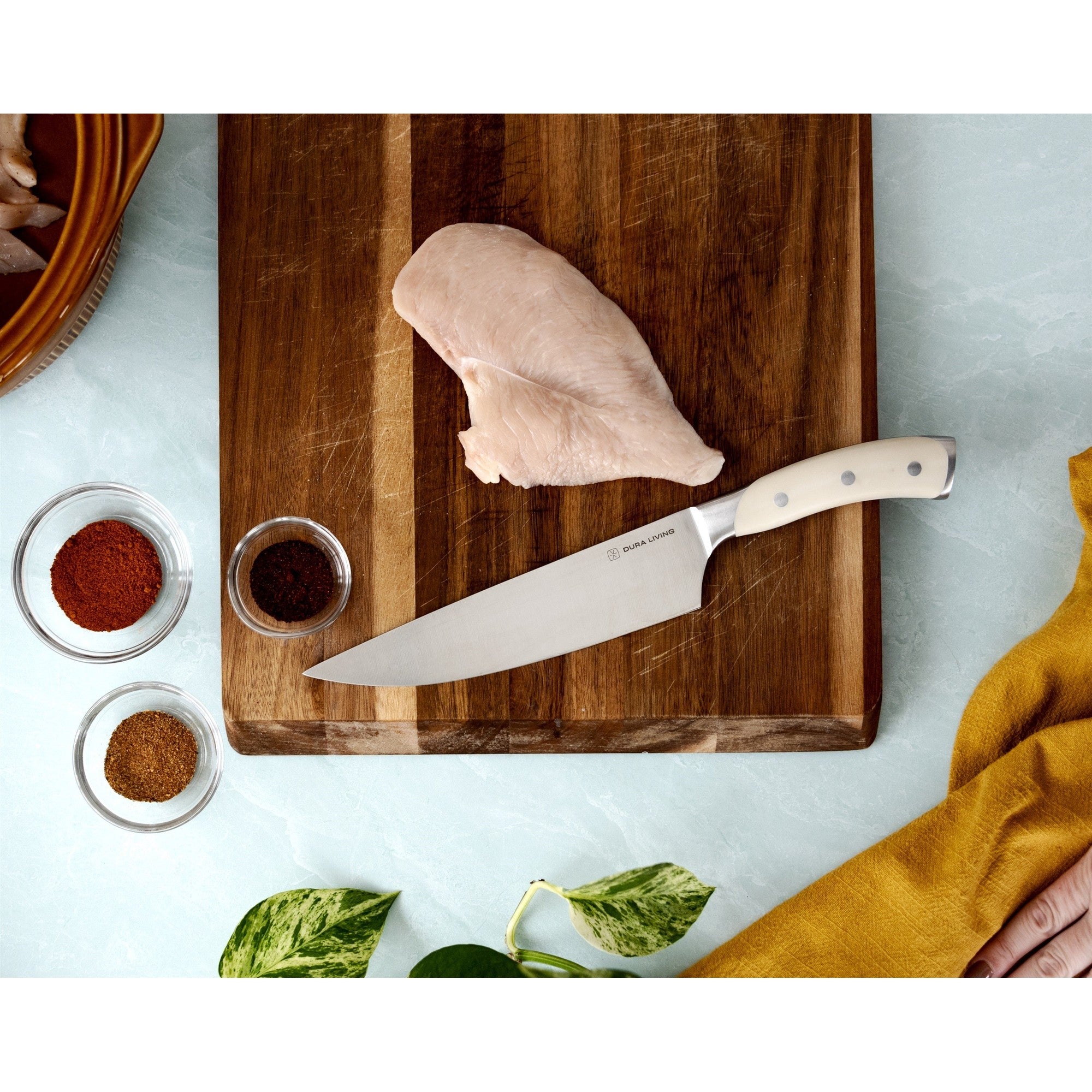 Elite 8 inch Chef Knife - Cream – Lifestyle – Dura Living