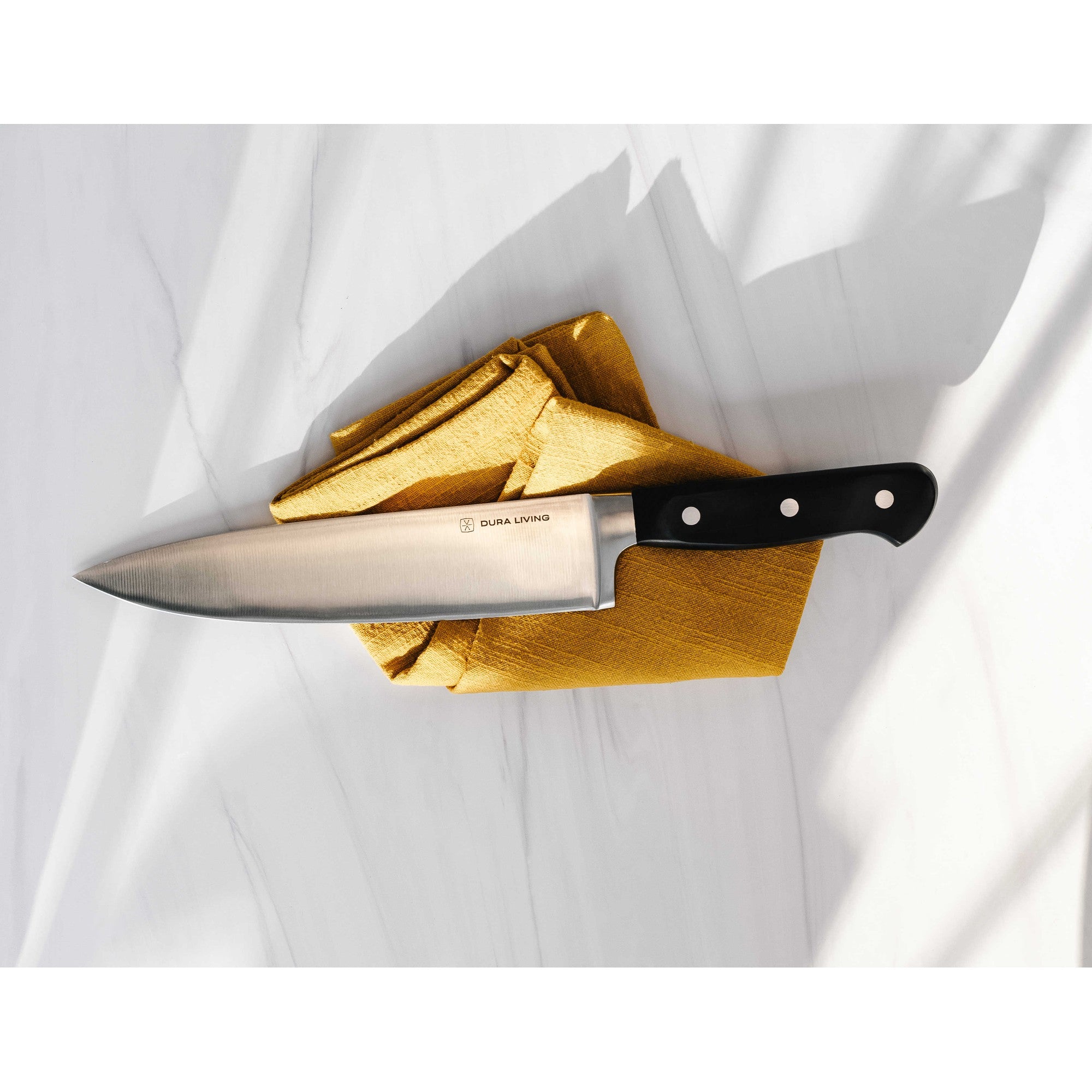 Superior 3-Piece Kitchen Knife Set- Black – Scale Reference – Dura Living