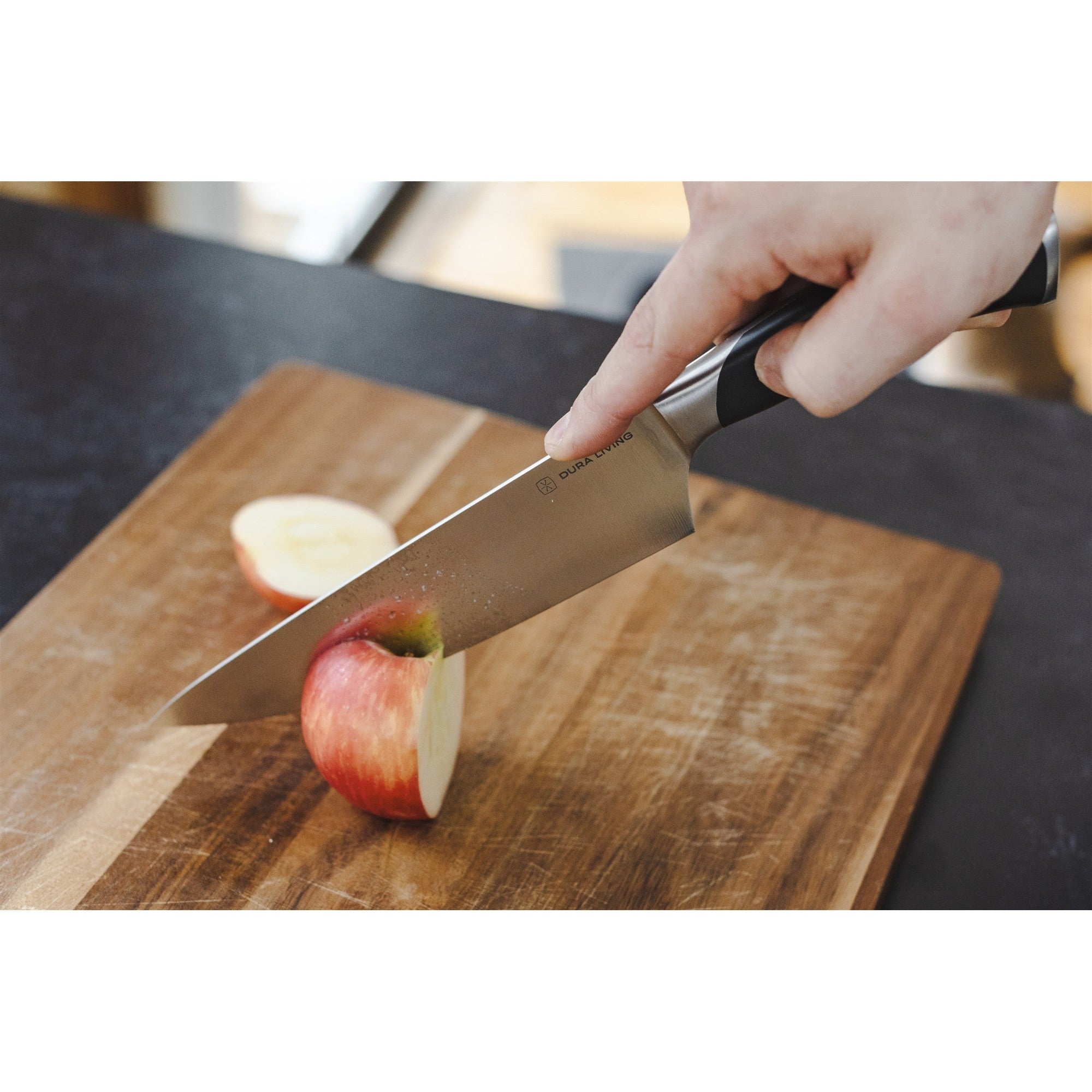 Elite 8 inch Chef Knife - Black – Packaging – Dura Living