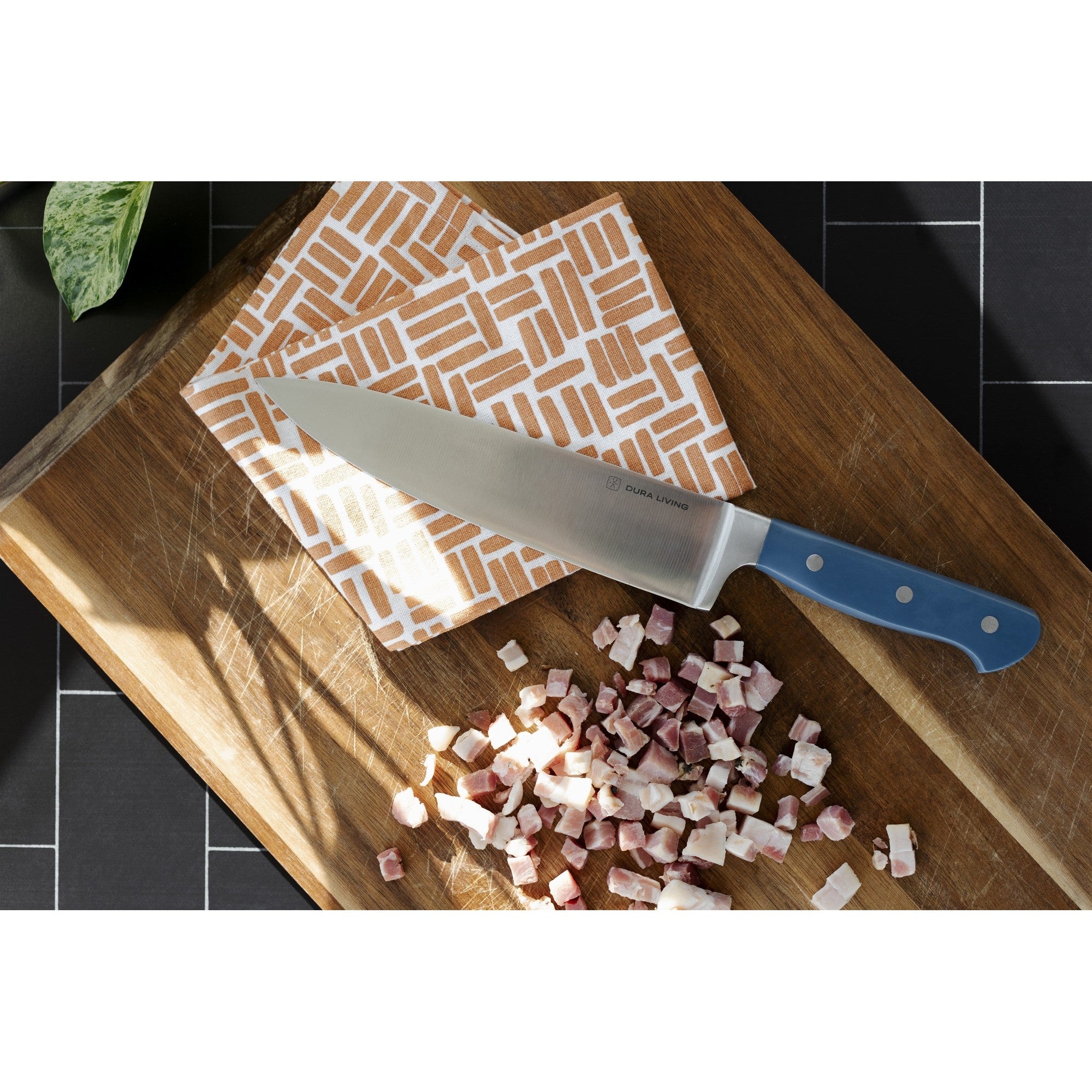 Superior 8 inch Chef Knife - Royal Blue – Packaging – Dura Living
