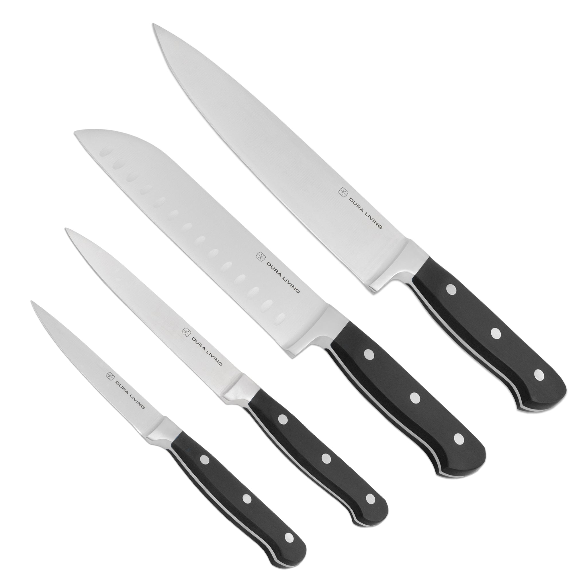 Superior 4 Piece Kitchen Knife set - Black