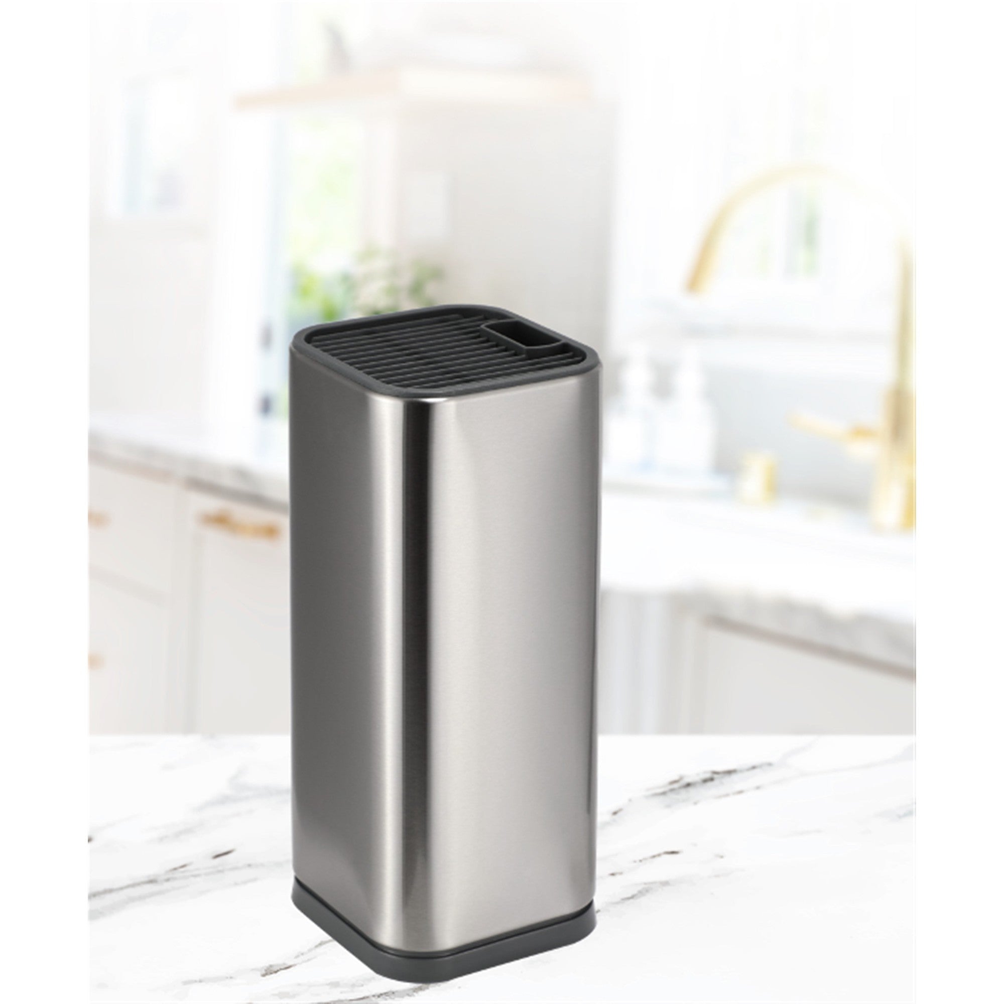 Universal Knife Block Holder, Silver – Detail – Dura Living