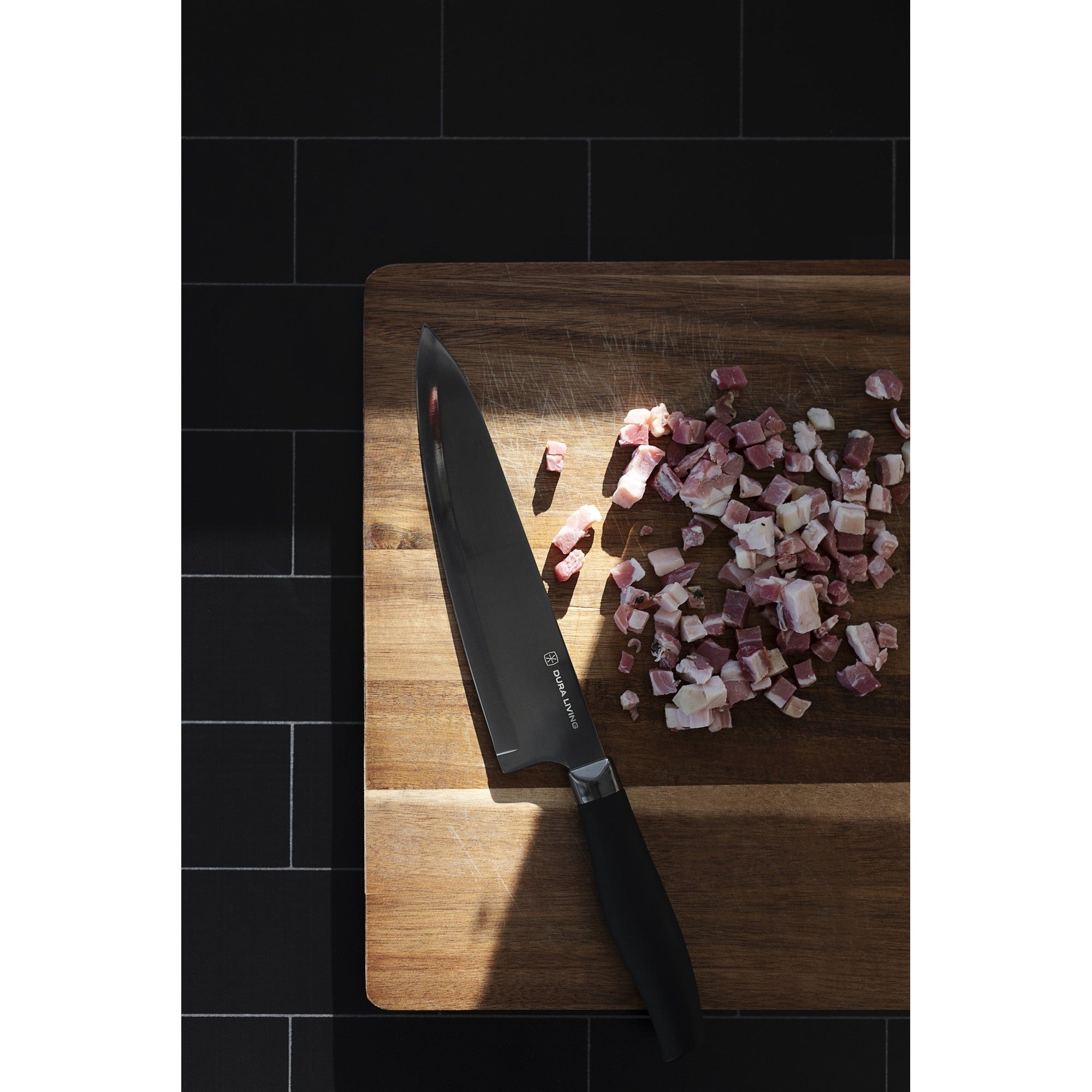Titan 8 inch Chef Knife - Black – Packaging – Dura Living