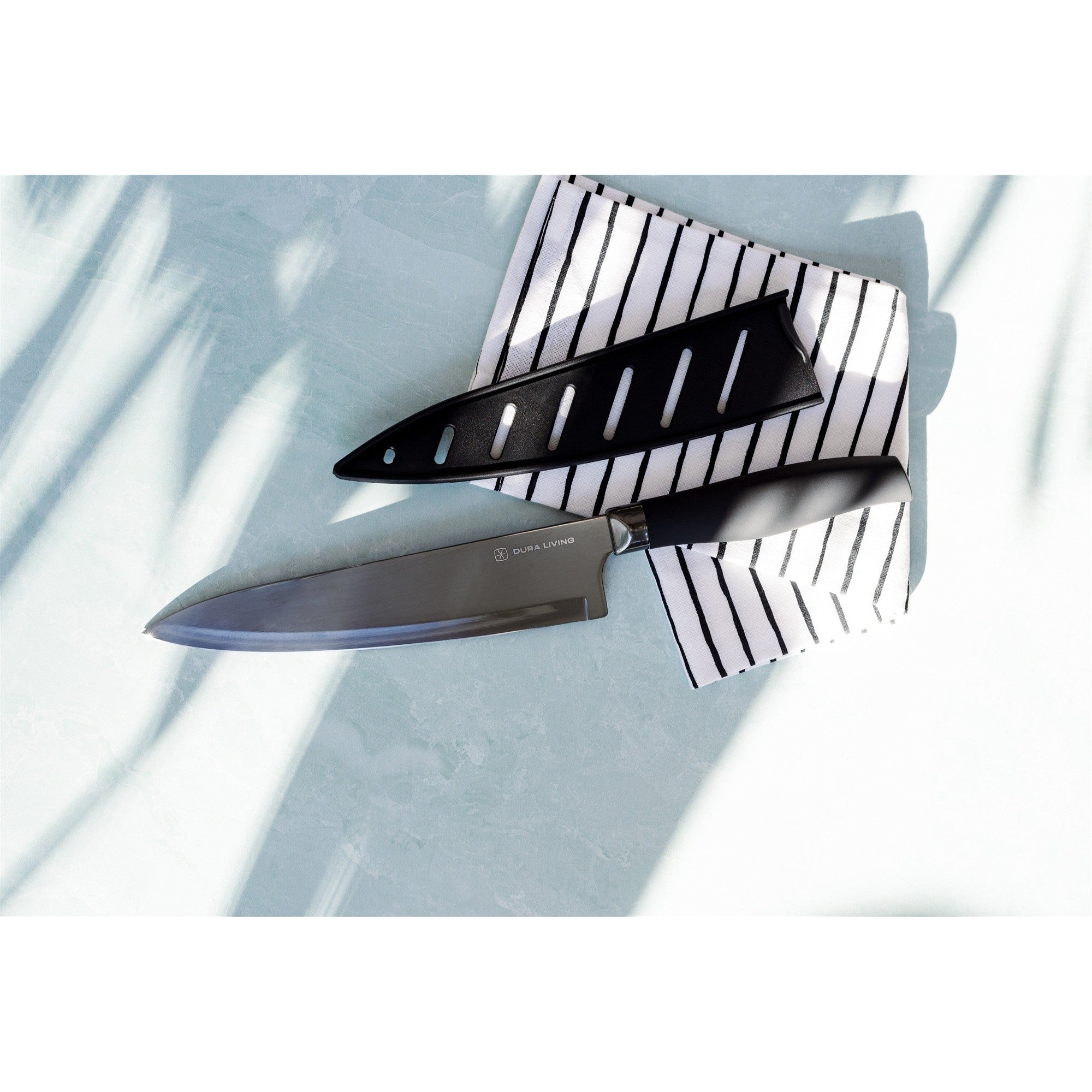 Titan 8 inch Chef Knife - Black – Lifestyle – Dura Living