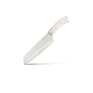 Elite 7 inch Santoku Knife - Cream