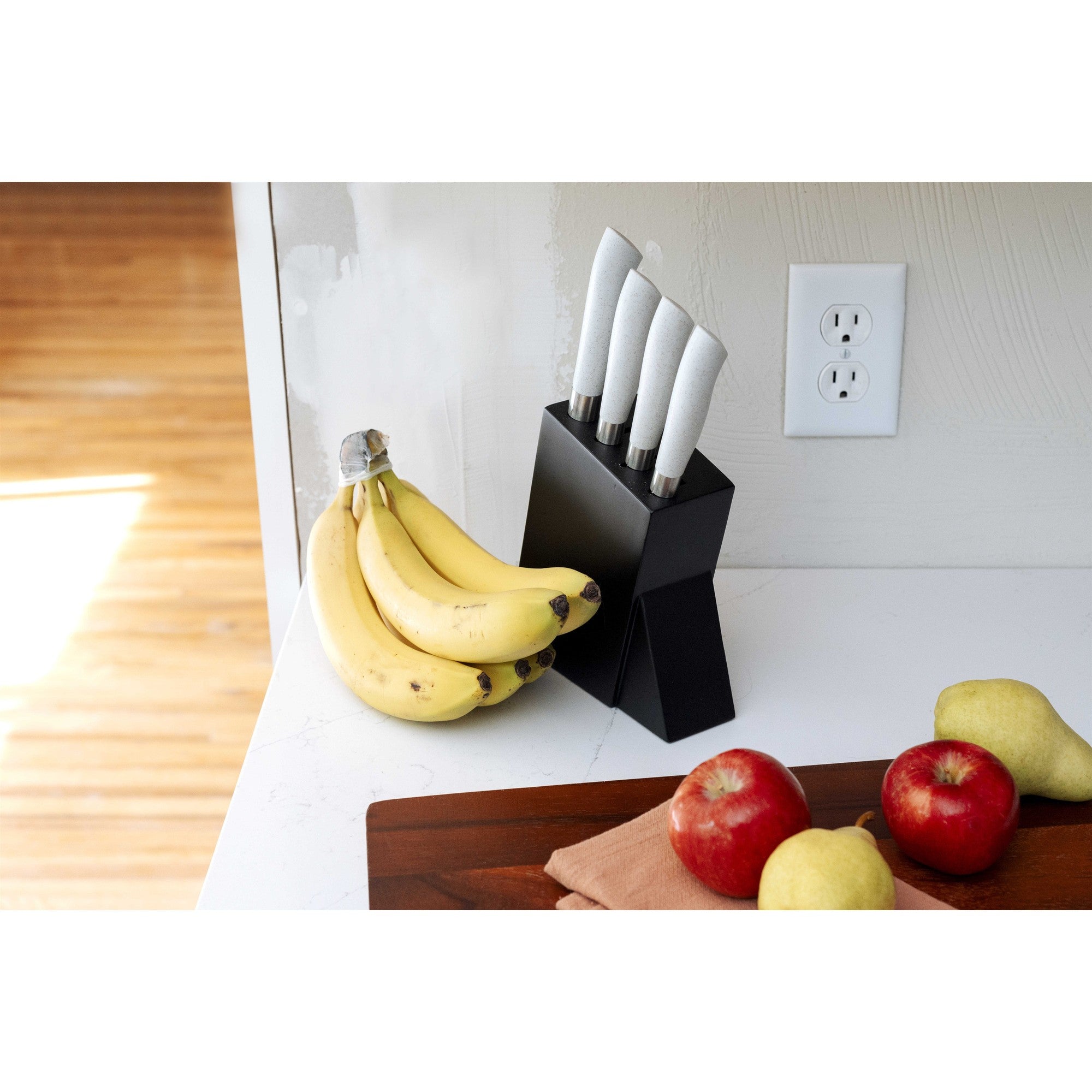 Eco-Cut 5-Piece Knife Block Set, Grey – Scale Reference – Dura Living