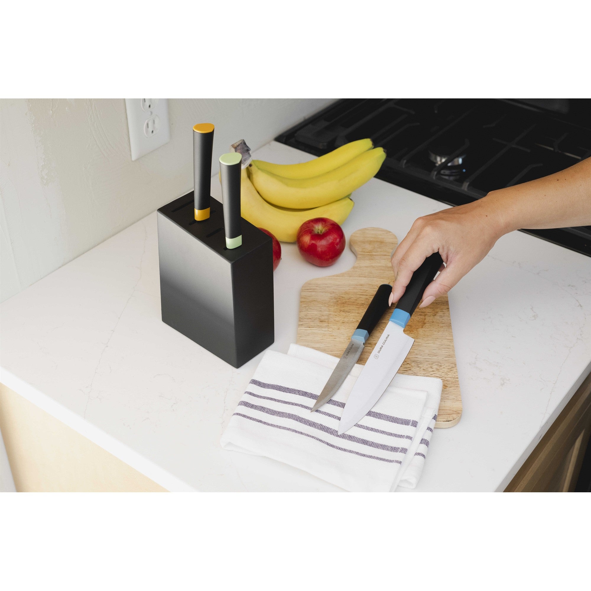 Artistic Edge 5-Piece Knife Block Set – Scale Reference – Dura Living