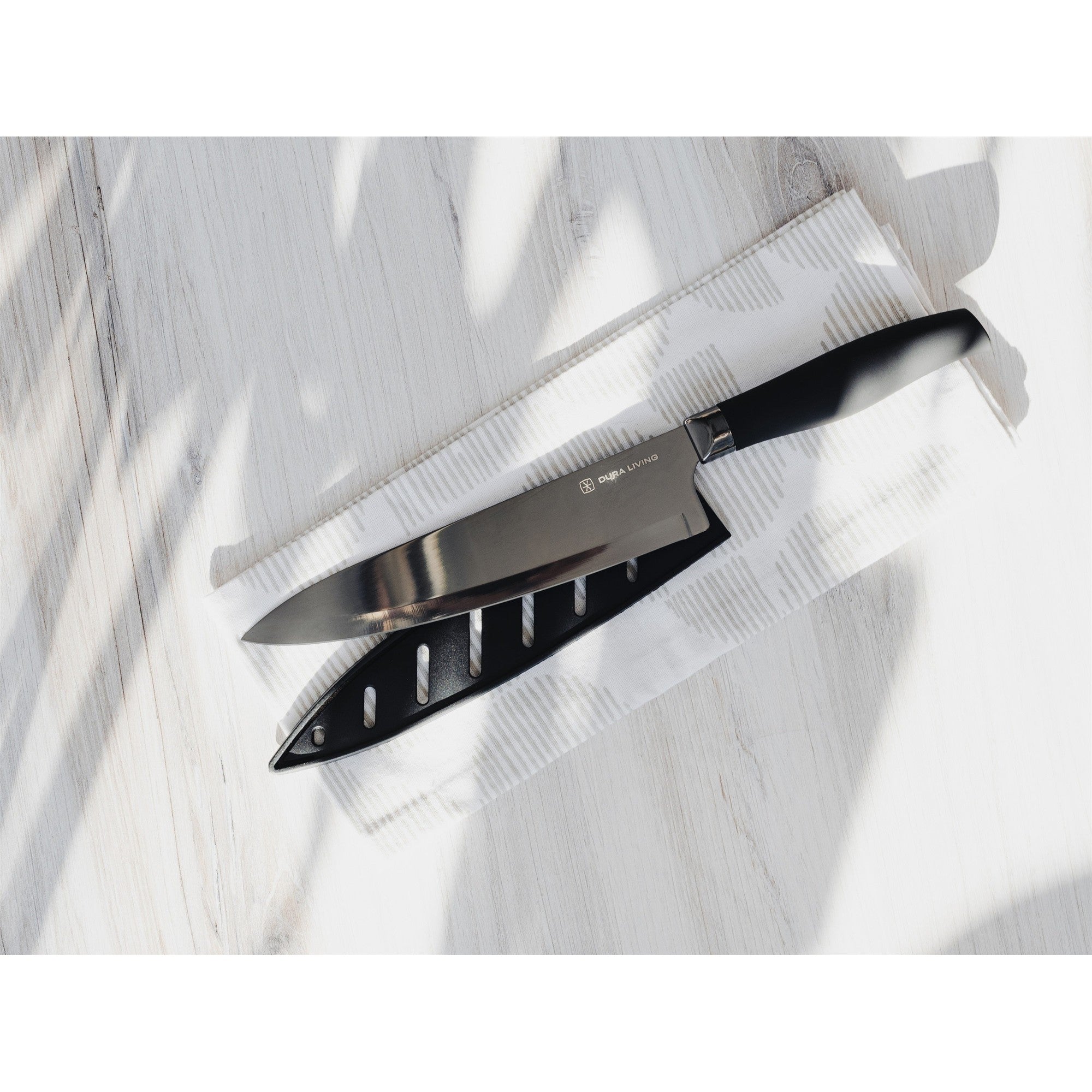 Titan 8 inch Chef Knife - Black – Full Set – Dura Living