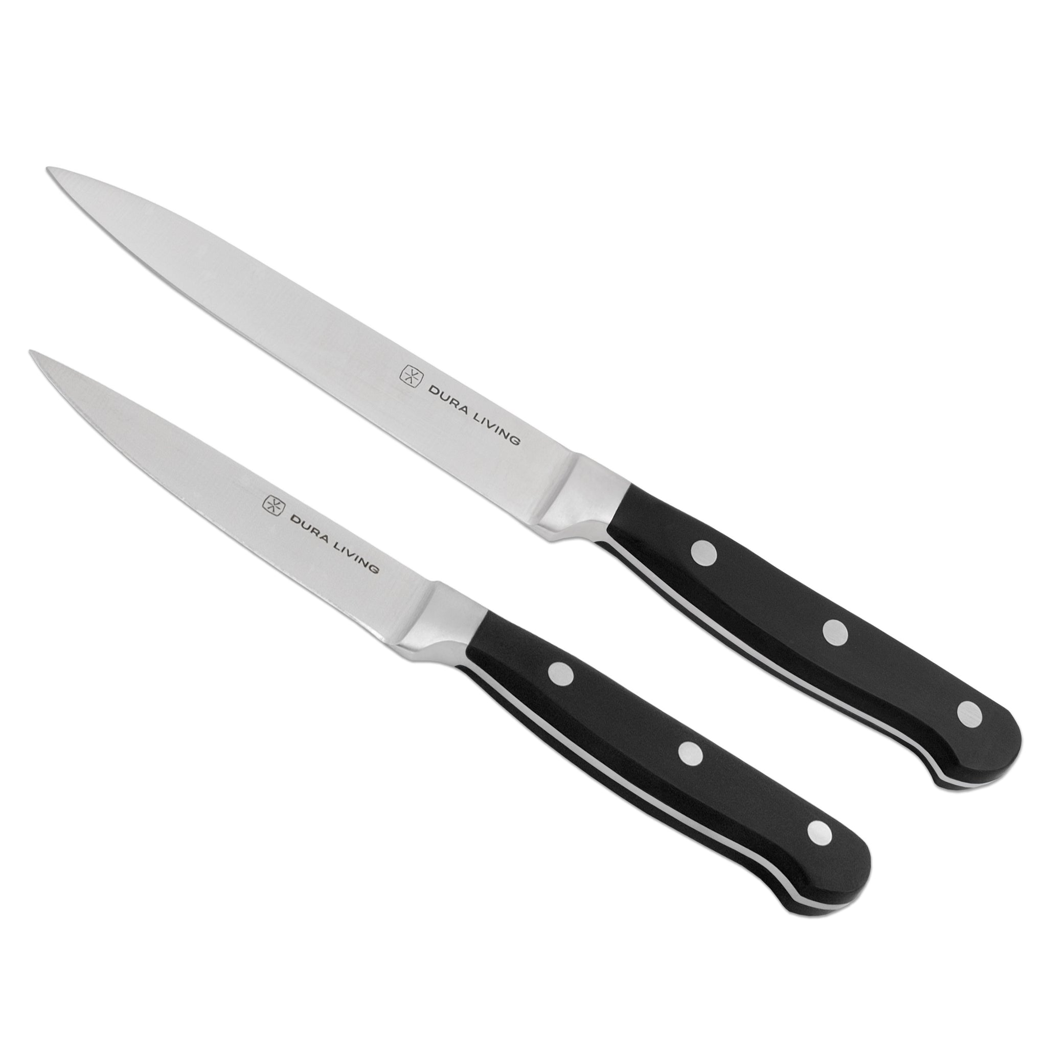 Superior 2-Piece Kitchen Knife Set - Black