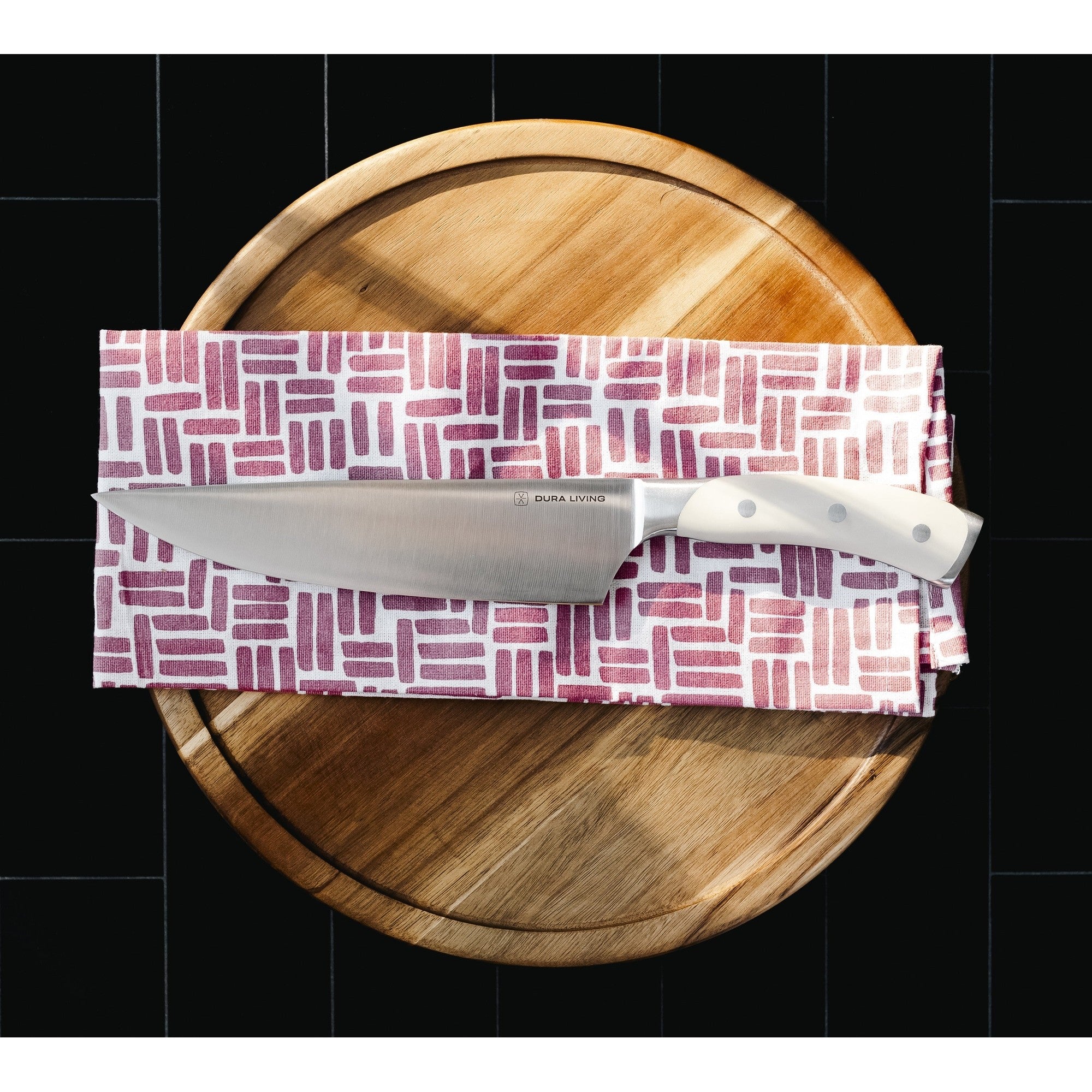 Elite 8 inch Chef Knife - Cream – Scale Reference – Dura Living