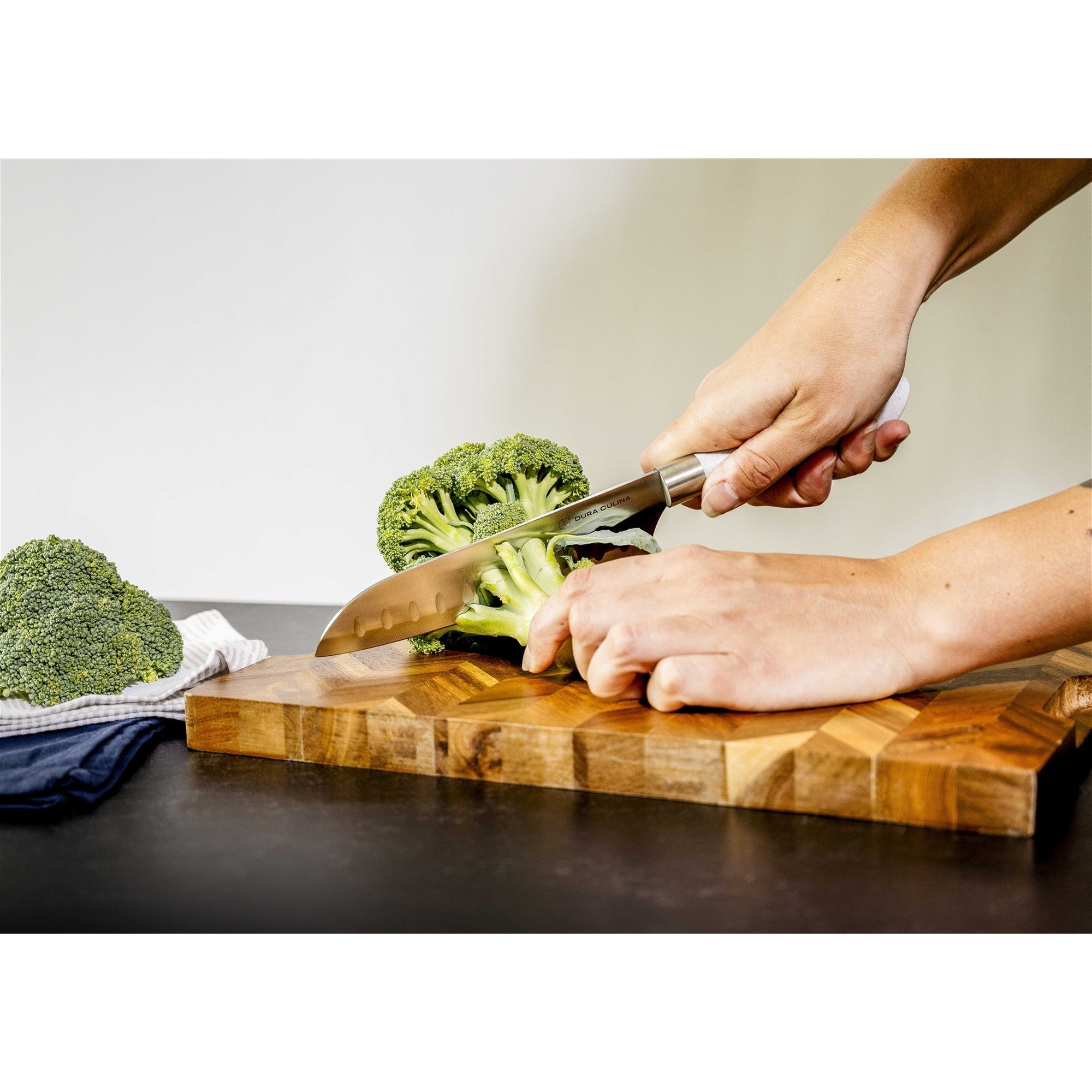 EcoCut 10 Piece Kitchen Knife Set With Blade Guards, Grey – Full Set – Dura Living