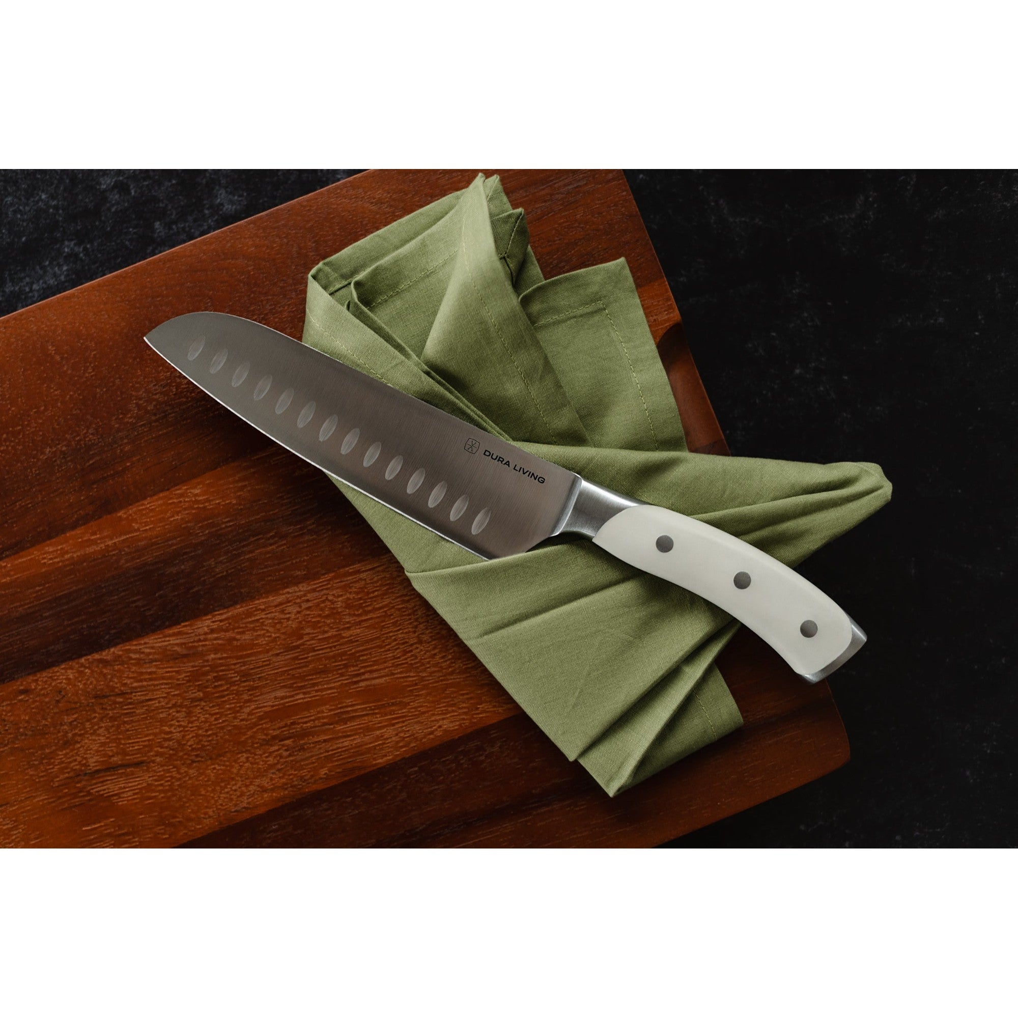 Elite 7 inch Santoku Knife - Cream – Lifestyle – Dura Living