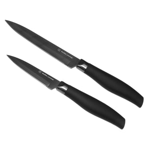 Titan 2-Piece Kitchen Knife Set - Black